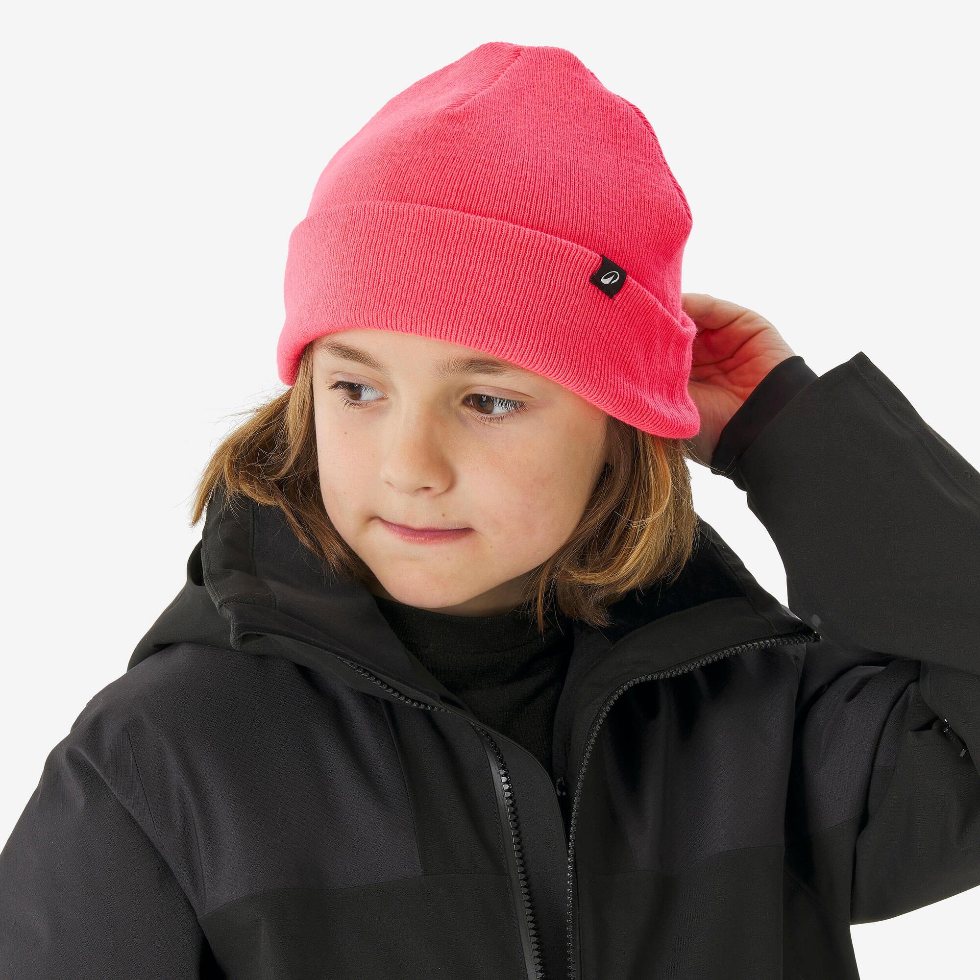 Wedze Kids' Fisherman Knit Beanie - Image 5