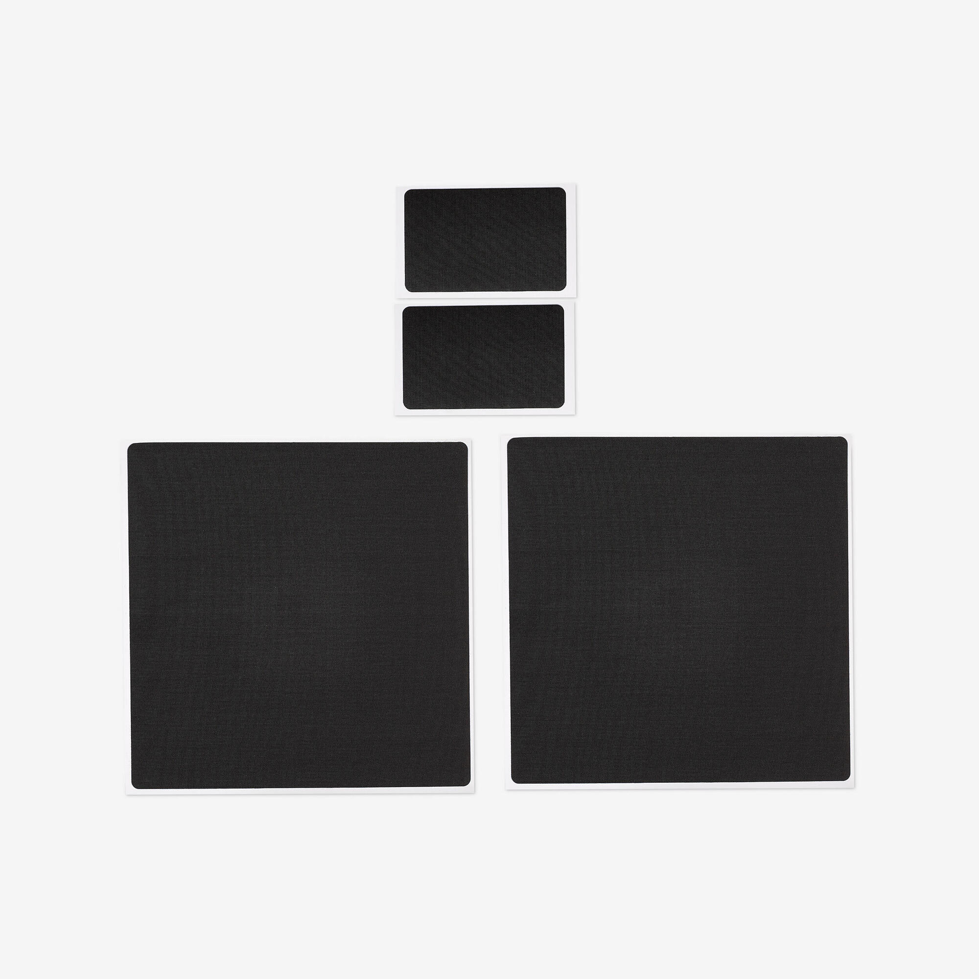 Decathlon Multi-purpose fabric repair patches black - Image 2