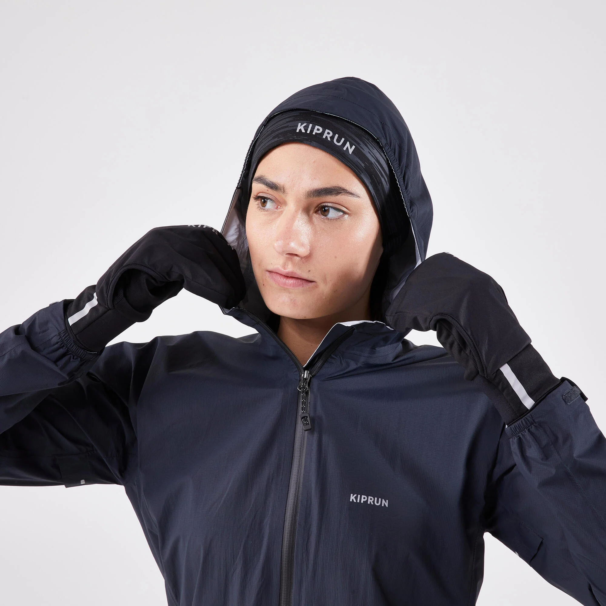 Kiprun Adult Evolutiv V2 Convertable Running Gloves with Mittens - Image 10