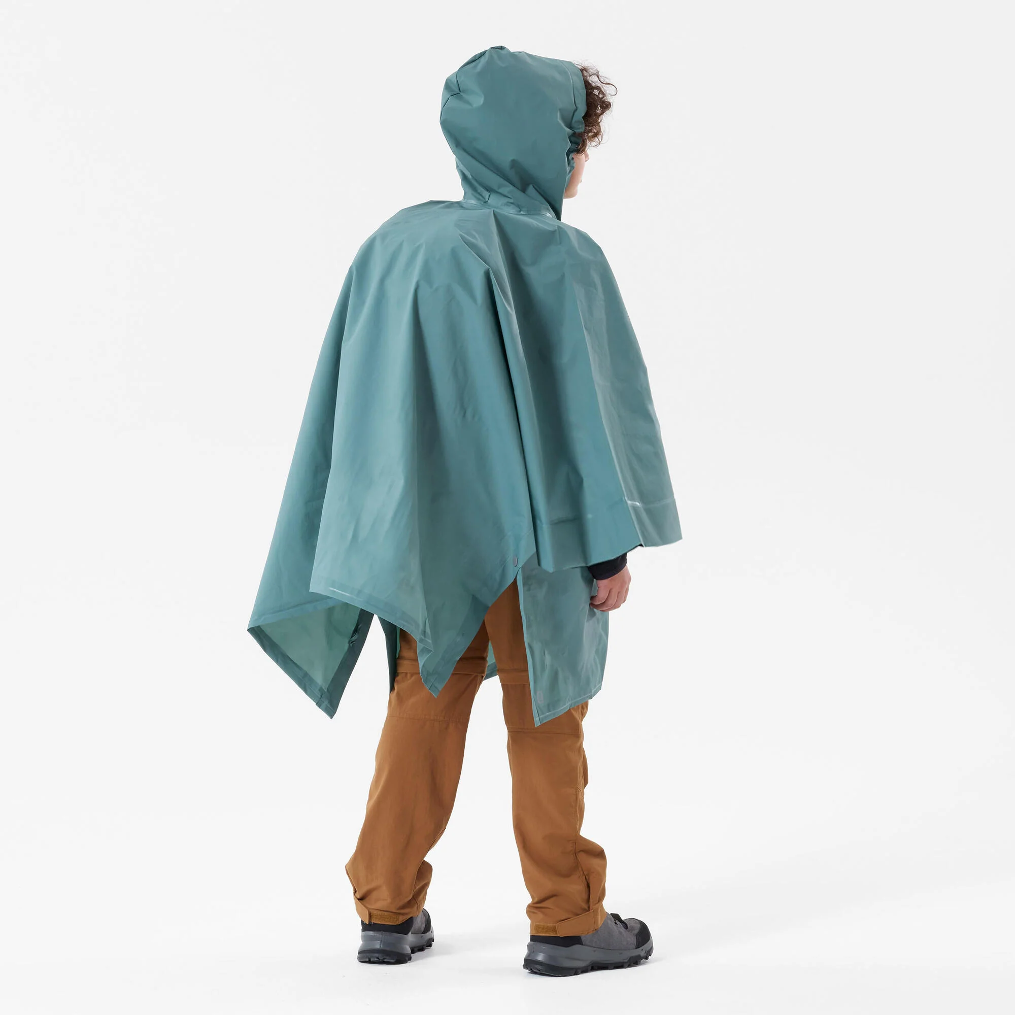 Quechua Kids’ MH100 Hiking Rain Poncho – Ages 7–15 - Image 2