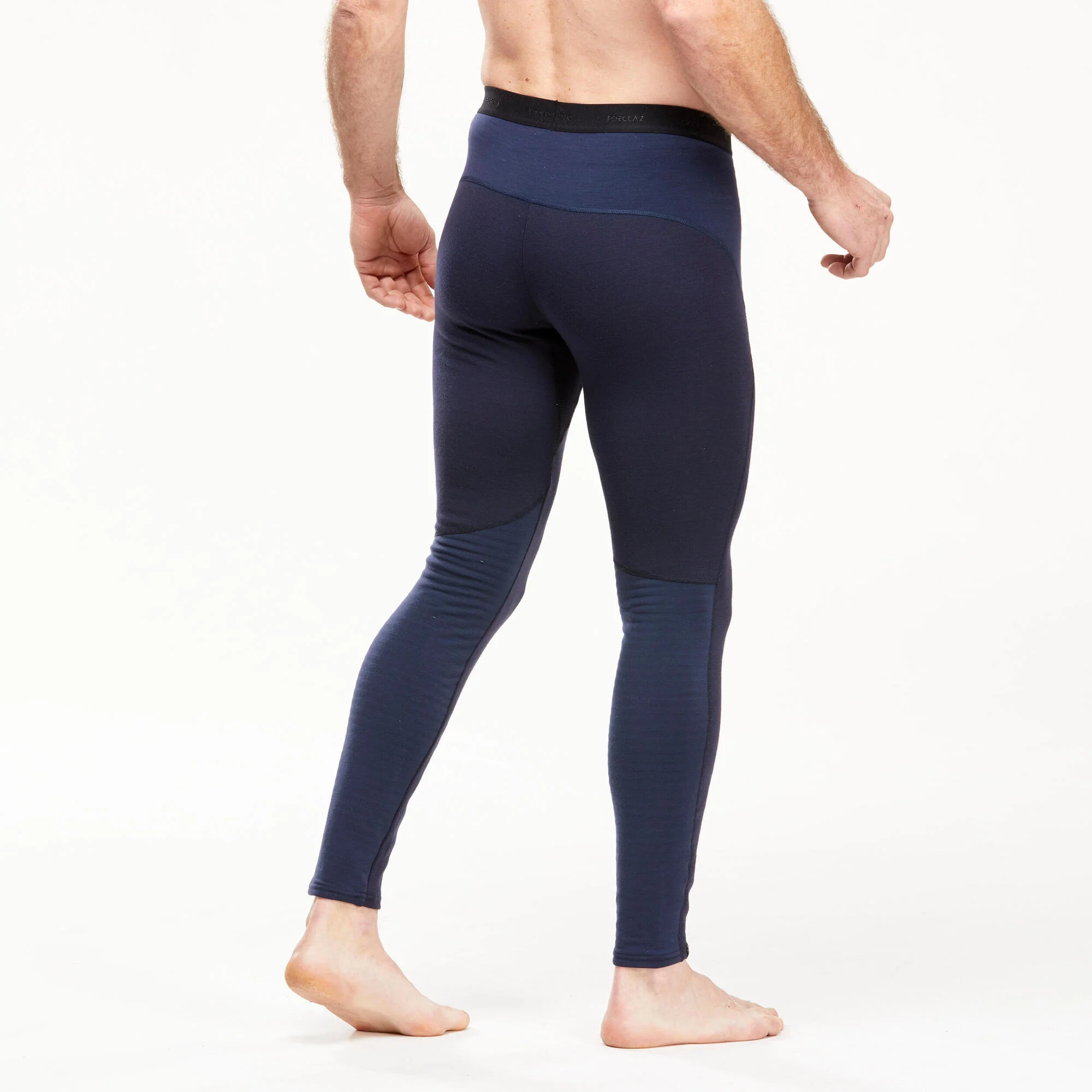Forclaz Men's Mountain Backpacking Merino Wool Base Layer Tights Leggings - MT900 - Image 4