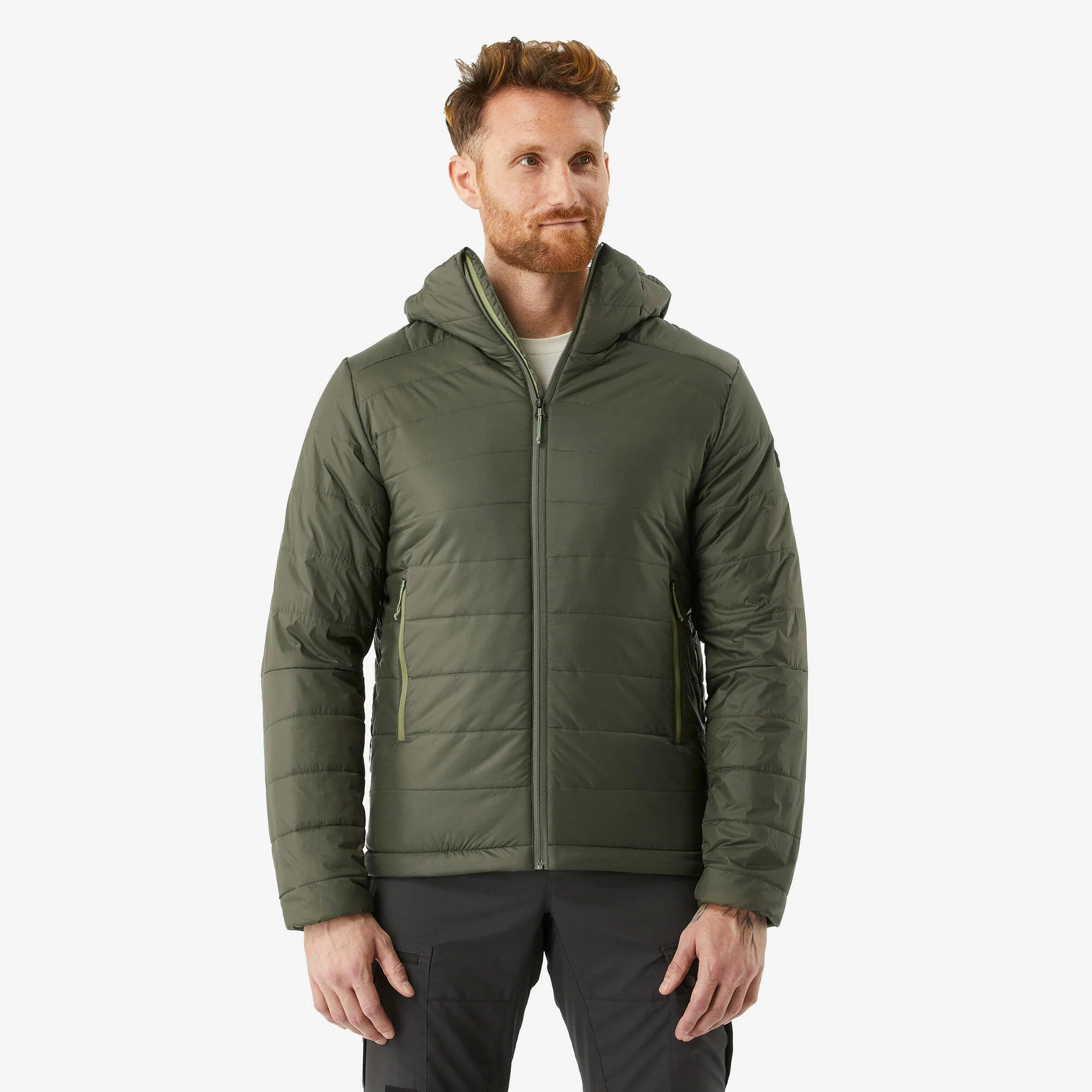 Forclaz Men's MT100 Hooded Synthetic Jacket - Image 14