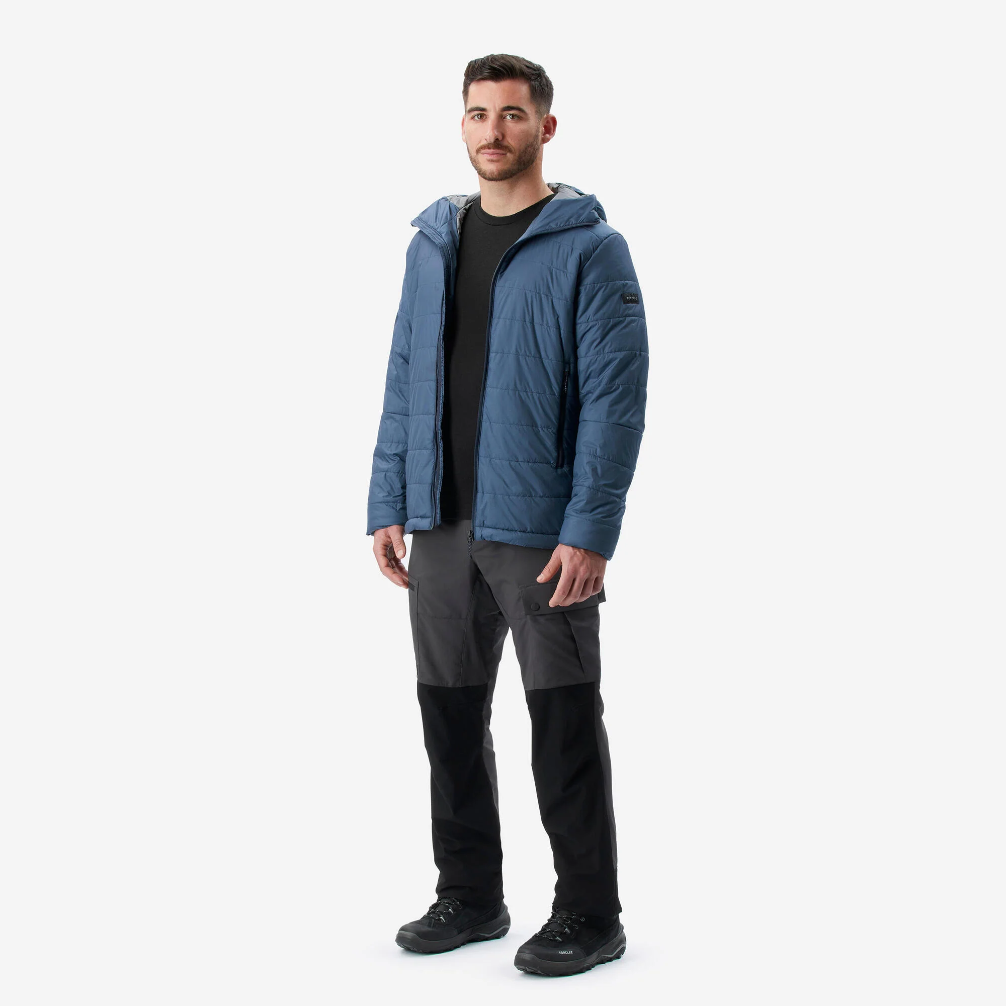 Forclaz Men's MT100 Hooded Synthetic Jacket - Image 9