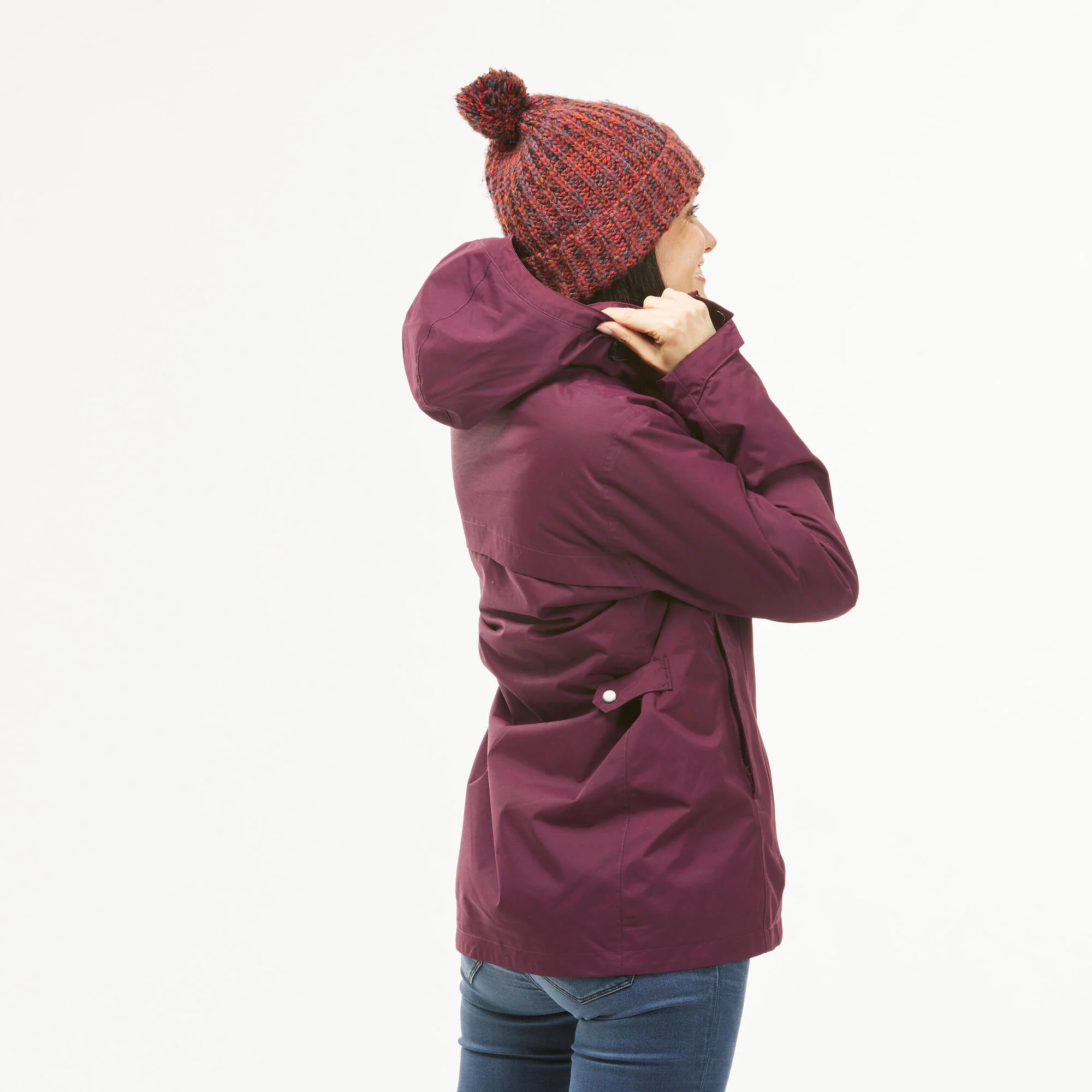 Quechua Women's NH100 3-in-1 Waterproof Jacket - Image 5
