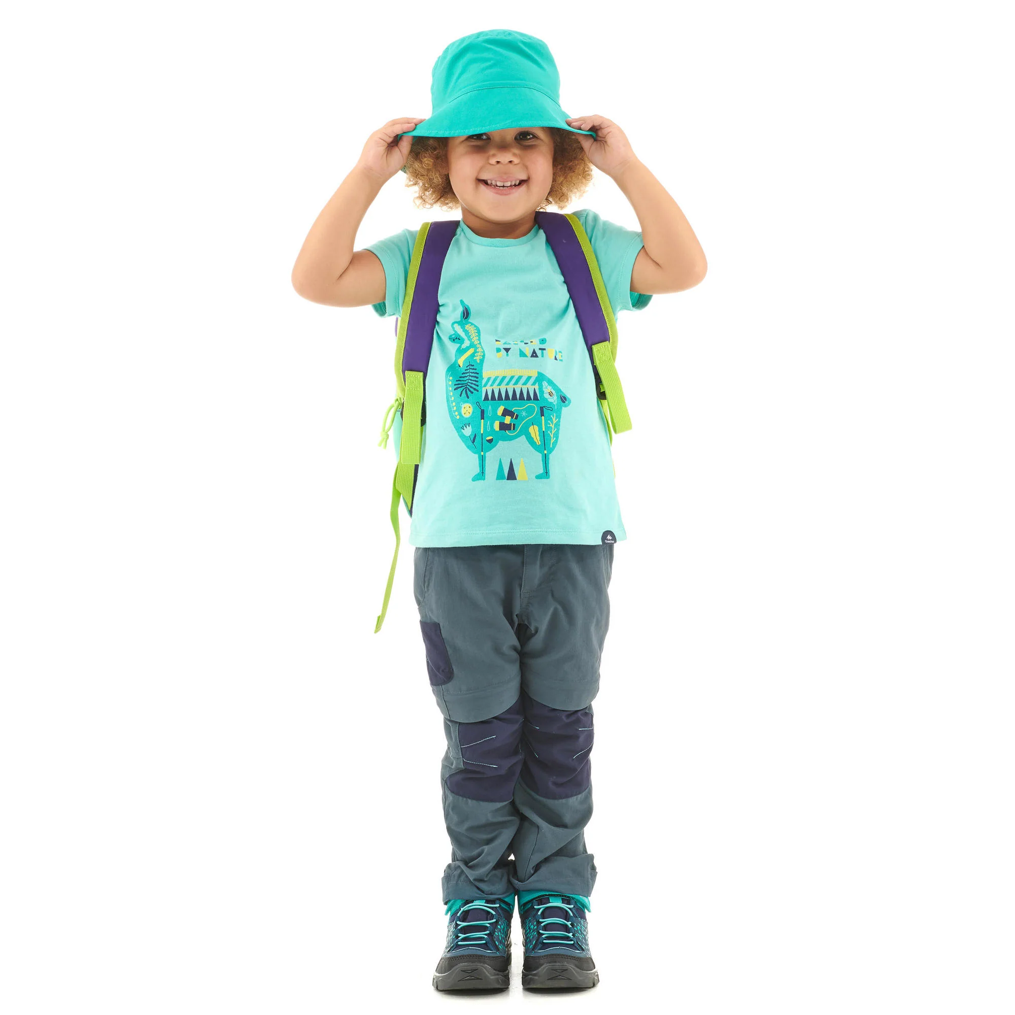 Quechua Kids' MH500 Convertible Hiking Pants - Ages 2-6 - Image 3
