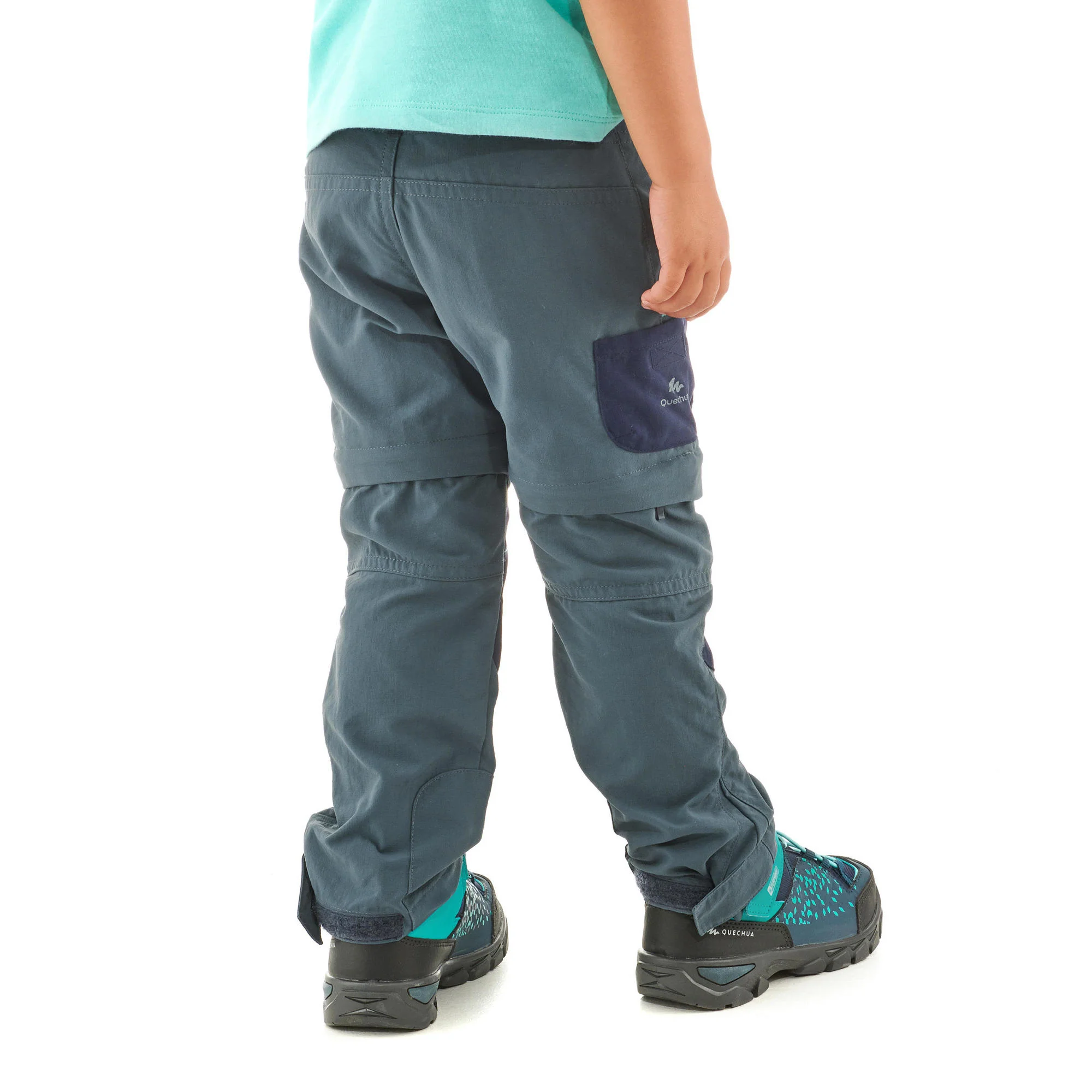 Quechua Kids' MH500 Convertible Hiking Pants - Ages 2-6 - Image 4