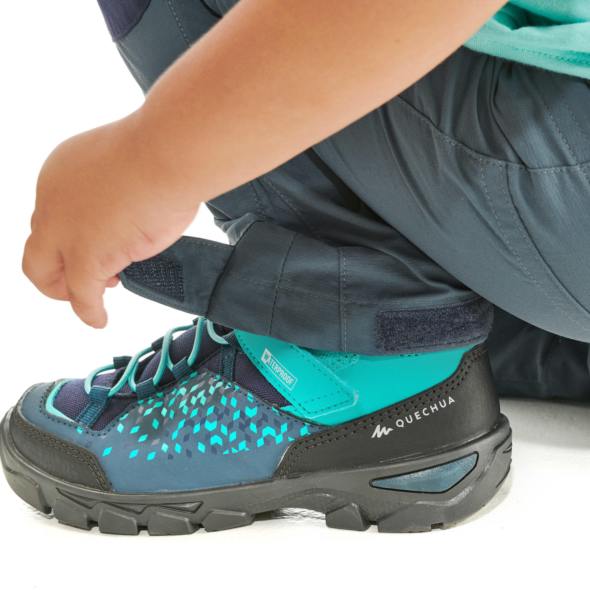 Quechua Kids' MH500 Convertible Hiking Pants - Ages 2-6 - Image 6