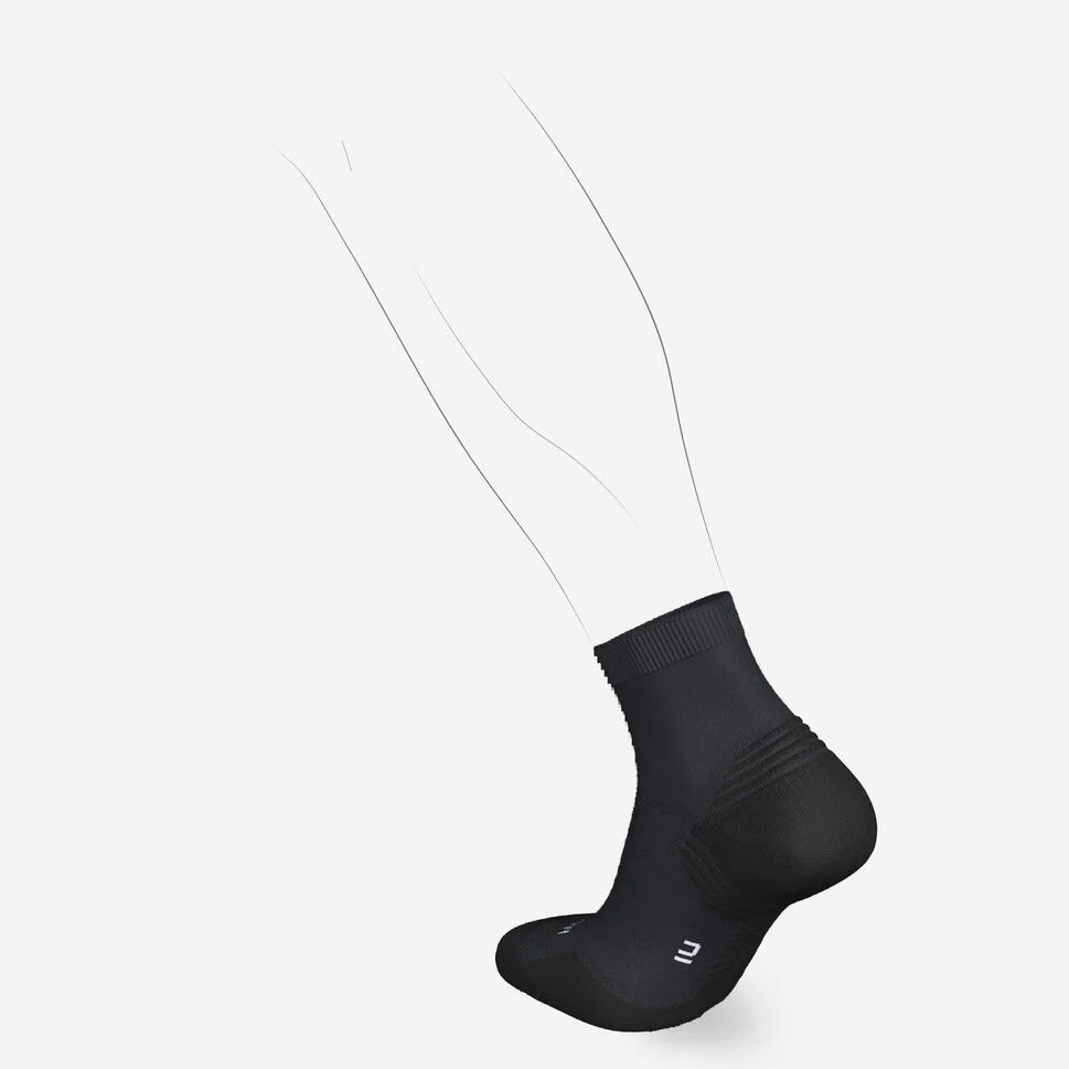 Kiprun 500 Thick Mid Running Socks - 2 Pairs - Image 2