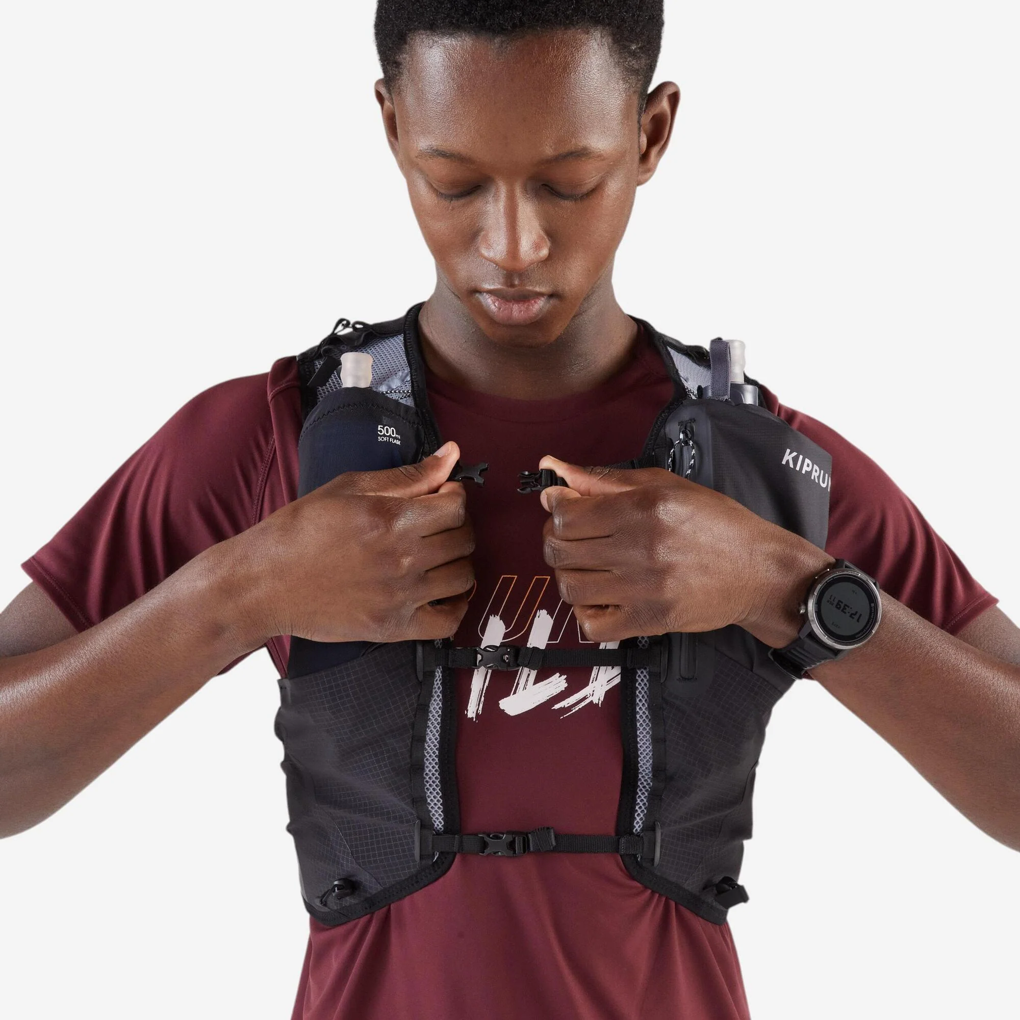 Kiprun 10L Running Hydration Vest -  1L Water Bladder Included - Image 3