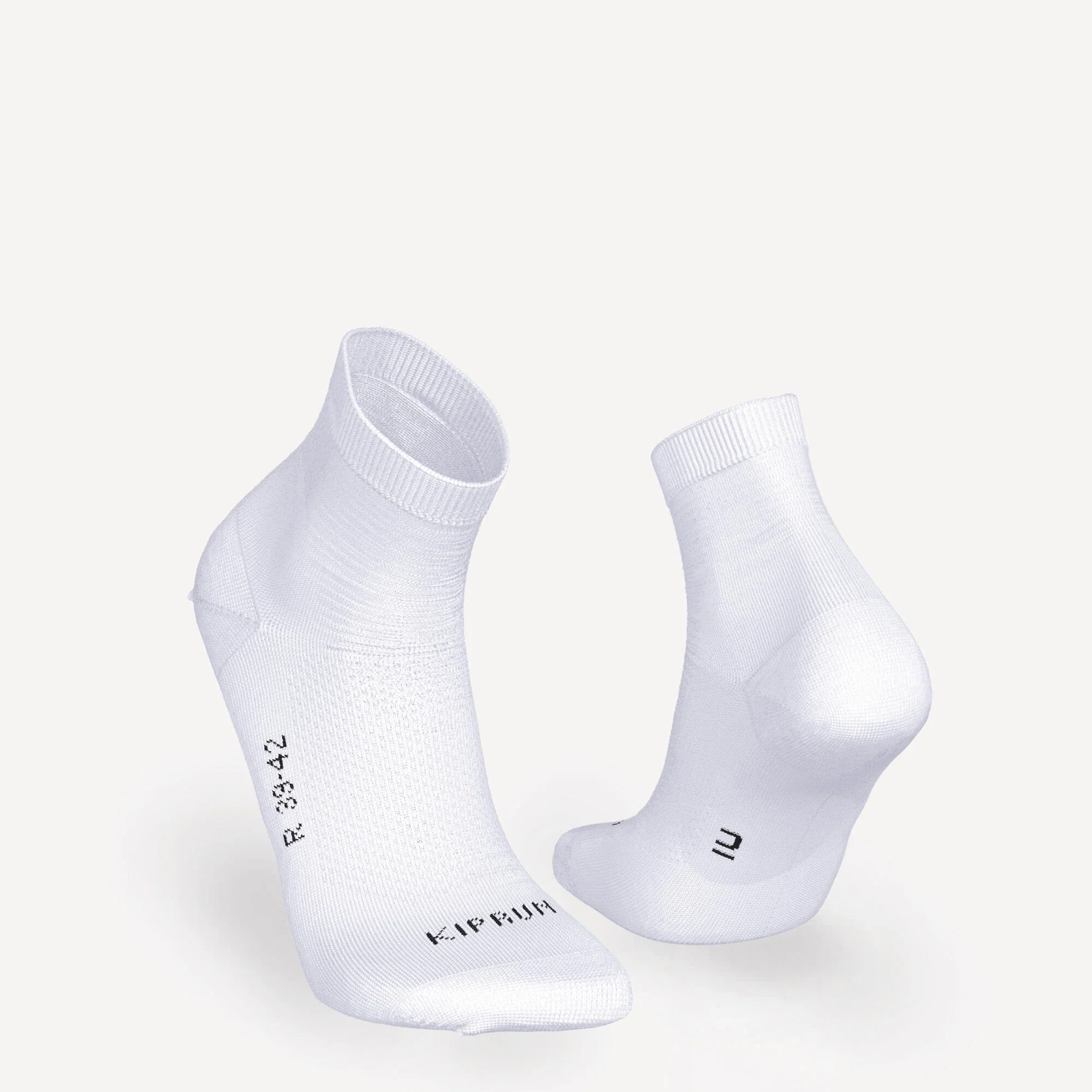 Kiprun Run 500 Thin Breathable Mid Socks 2-Pack - Image 2