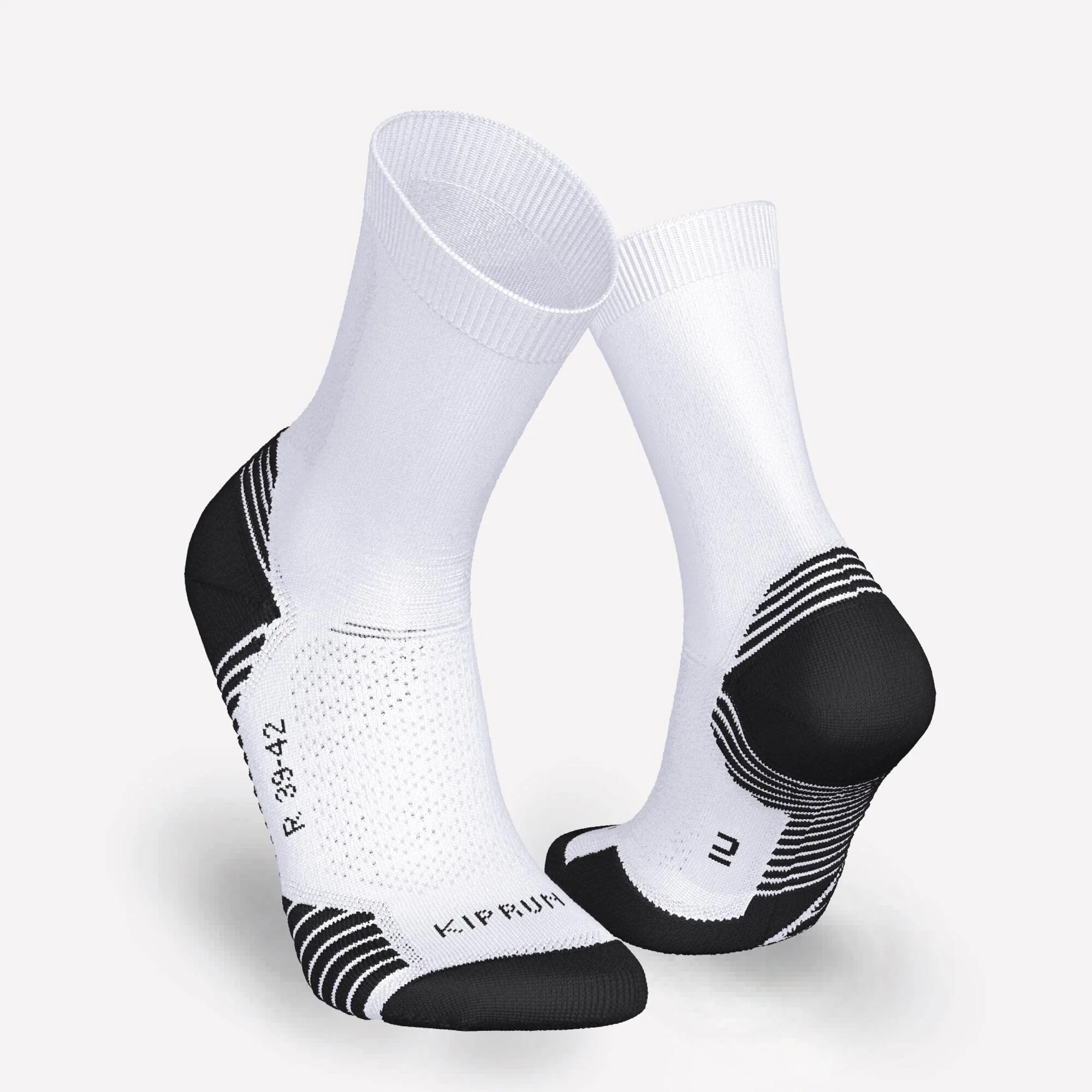 Kiprun Run 500 Thick Mid-Calf Socks 2-Pack - Image 2