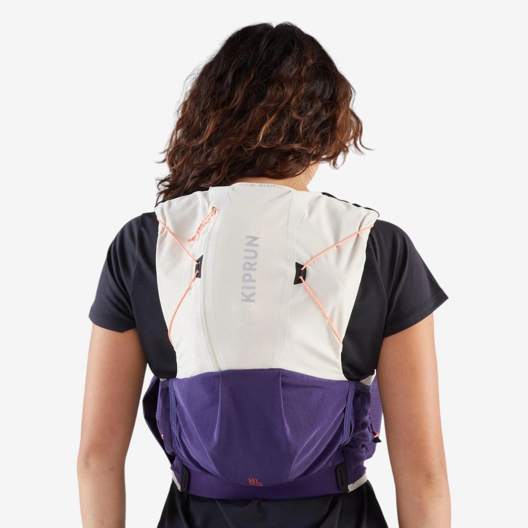 KIPRUN 8L Women's trail running bag - Beige purple - Image 5