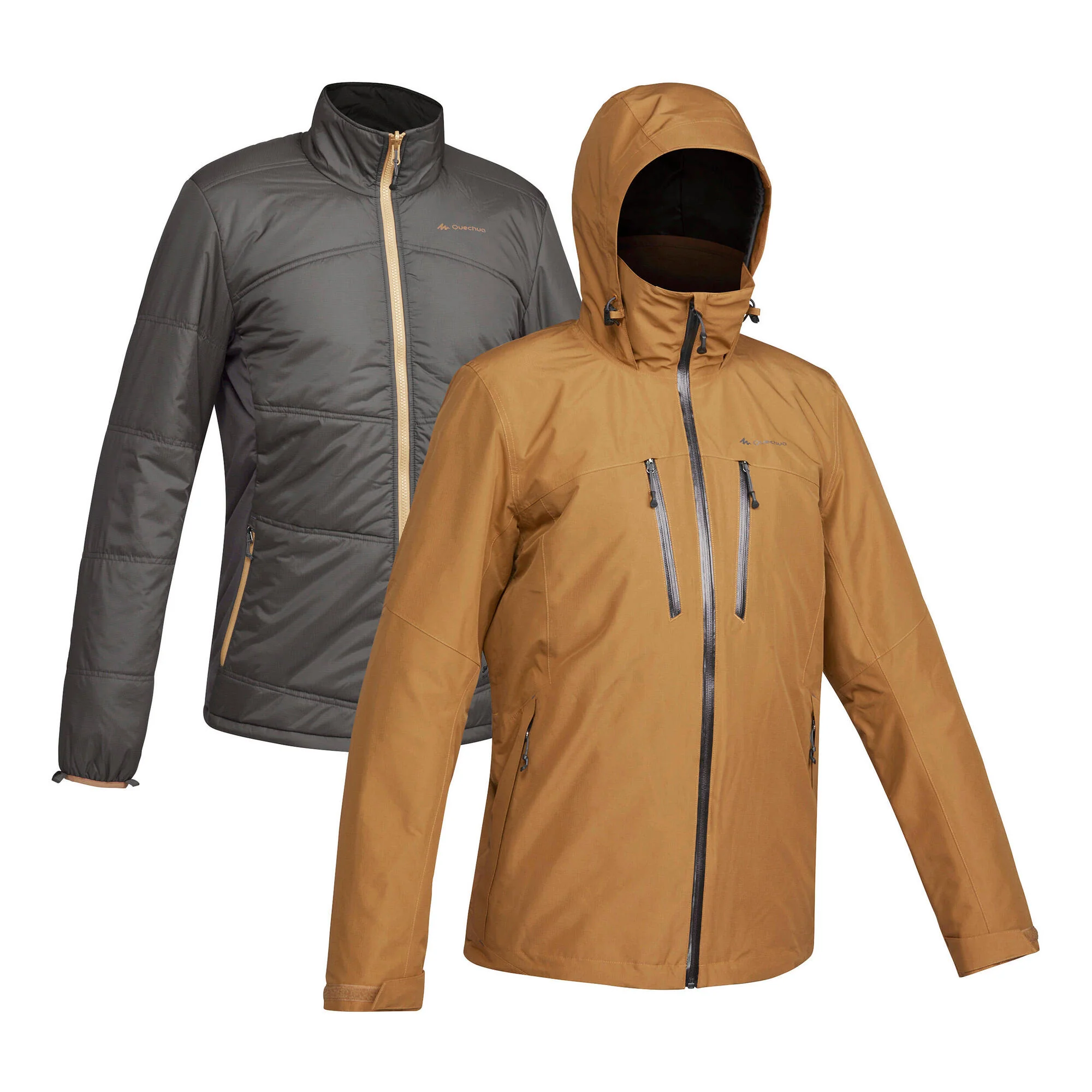 Forclaz Men's Travel 500 3-in-1 Waterproof Jacket - Image 27