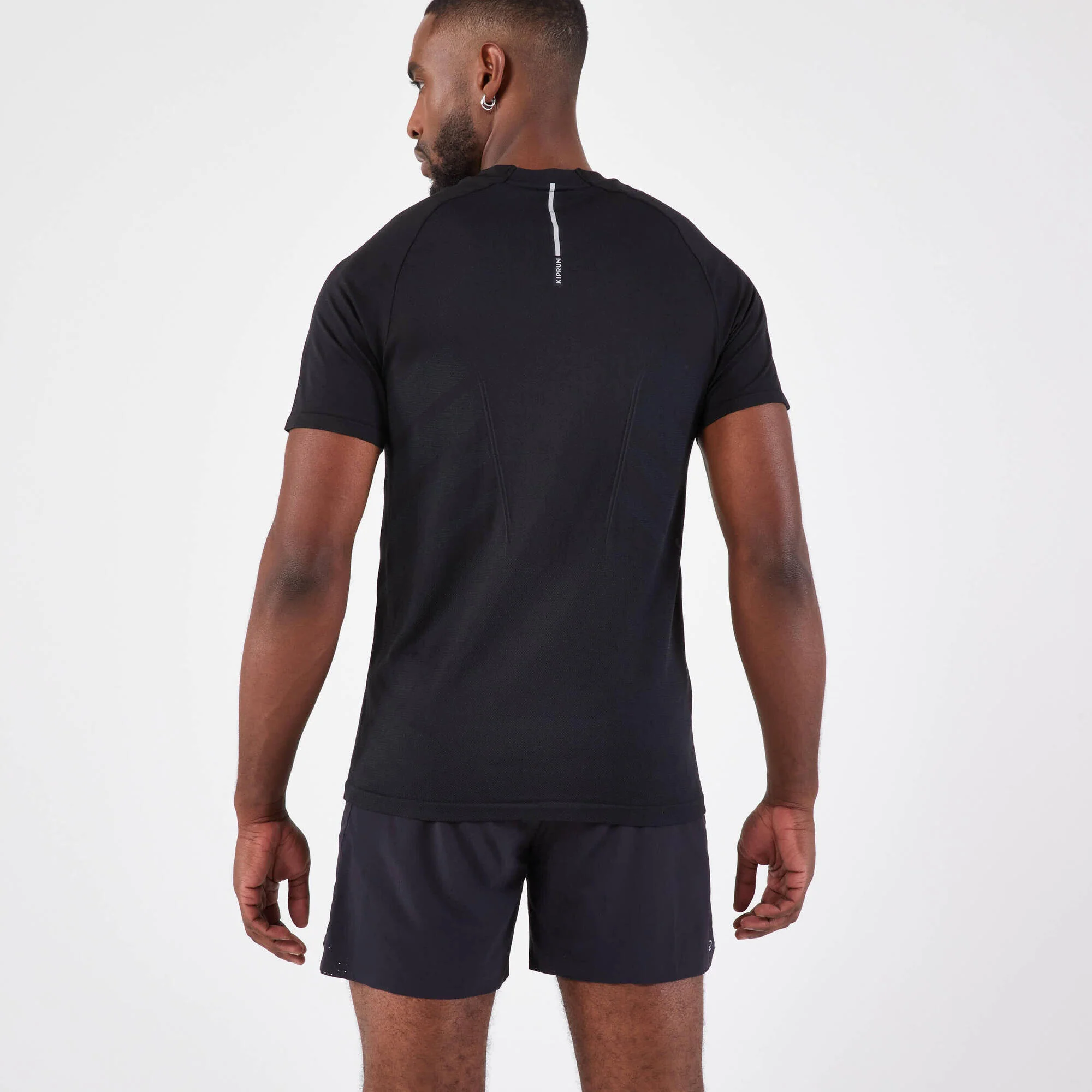 Kiprun Men's Run 500 Comfort Seamless Running T-shirt - Image 3