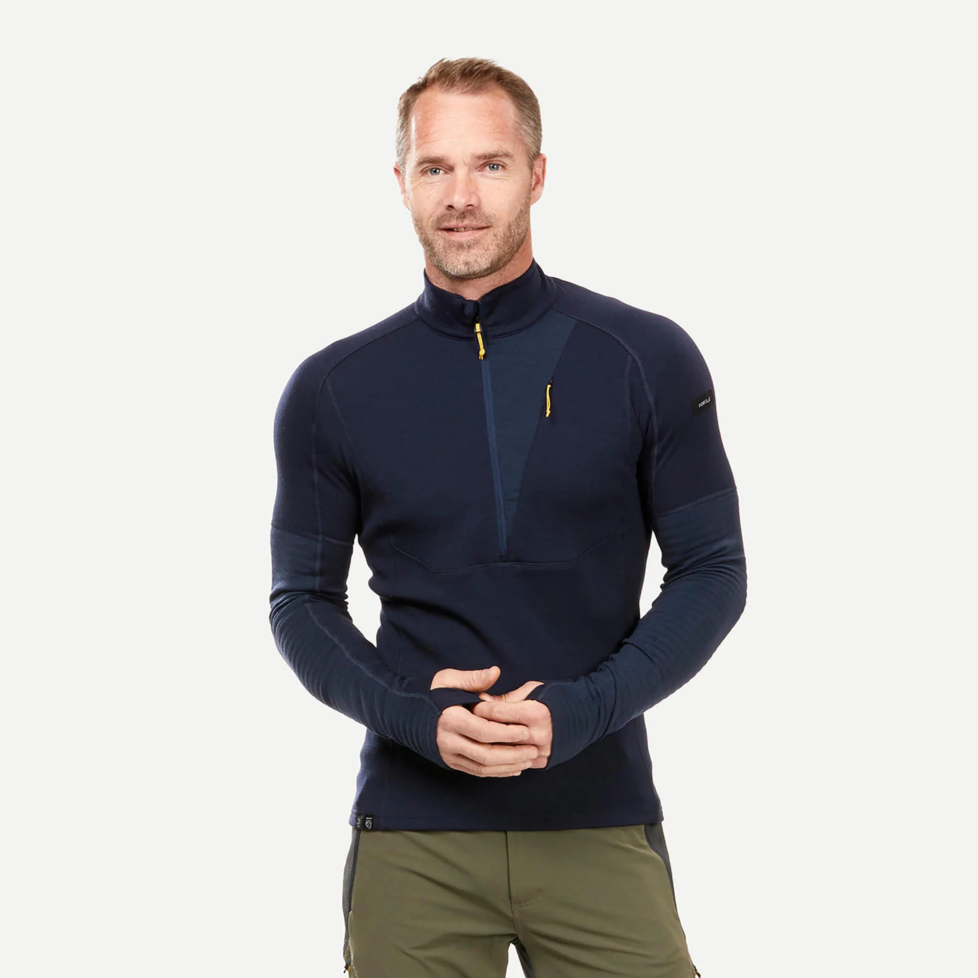 Forclaz Men's MT900 Merino Wool Long Sleeve Shirt - Image 6