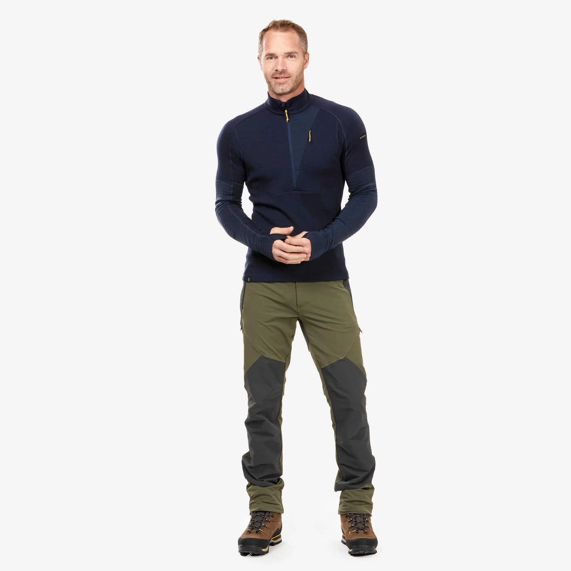 Forclaz Men's MT900 Merino Wool Long Sleeve Shirt - Image 7