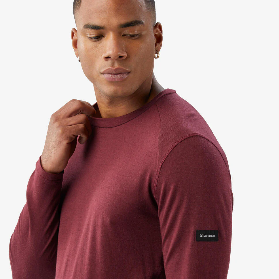 Simond Men's MT500 Long-sleeve 100% Merino Wool T-shirt - Image 10