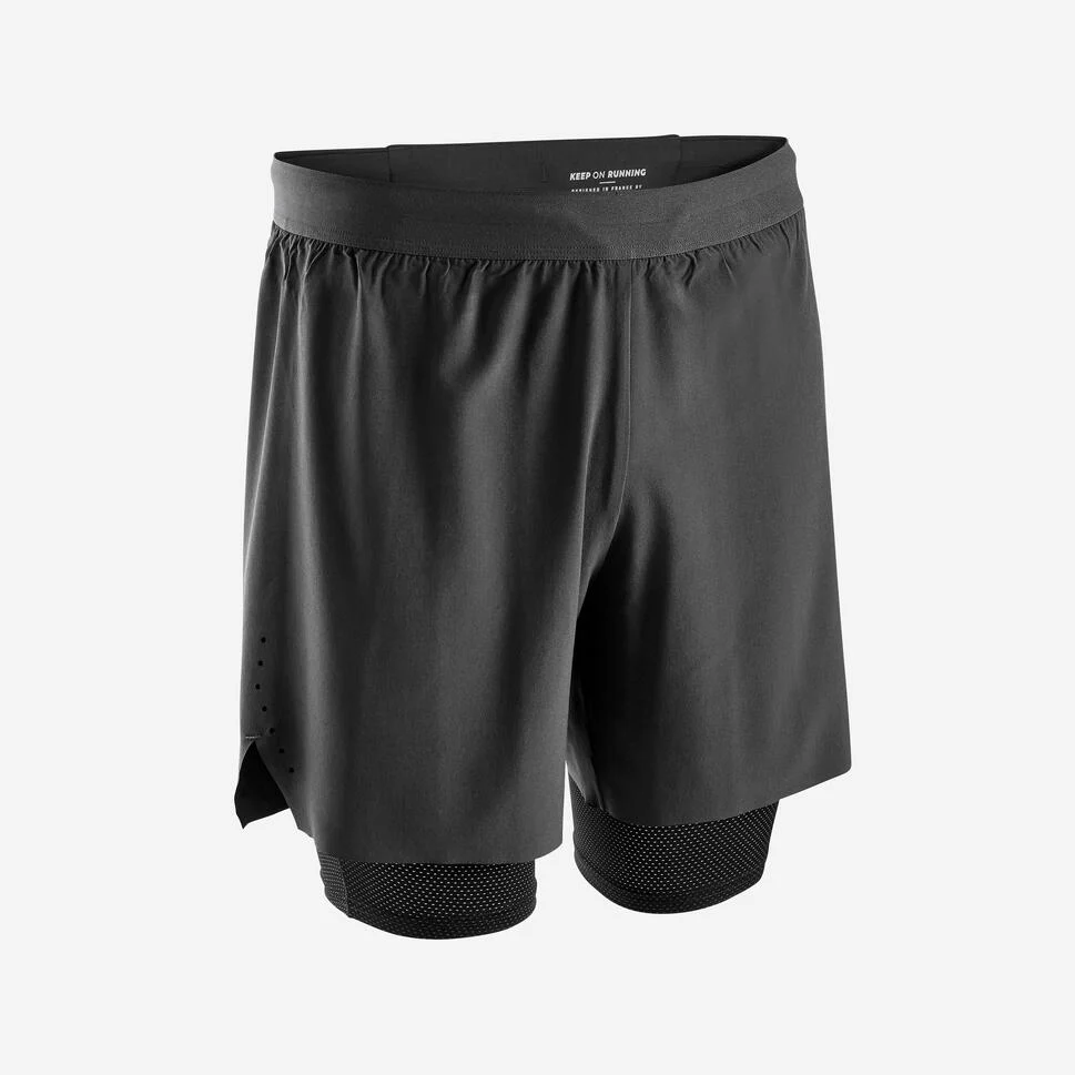 Kiprun Men's Run 500 2-in-1 Compression Running Shorts - Image 10