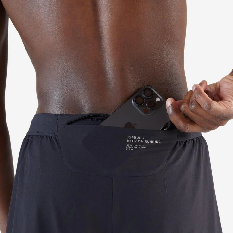 Kiprun Men's Run 500 2-in-1 Compression Running Shorts - Image 6
