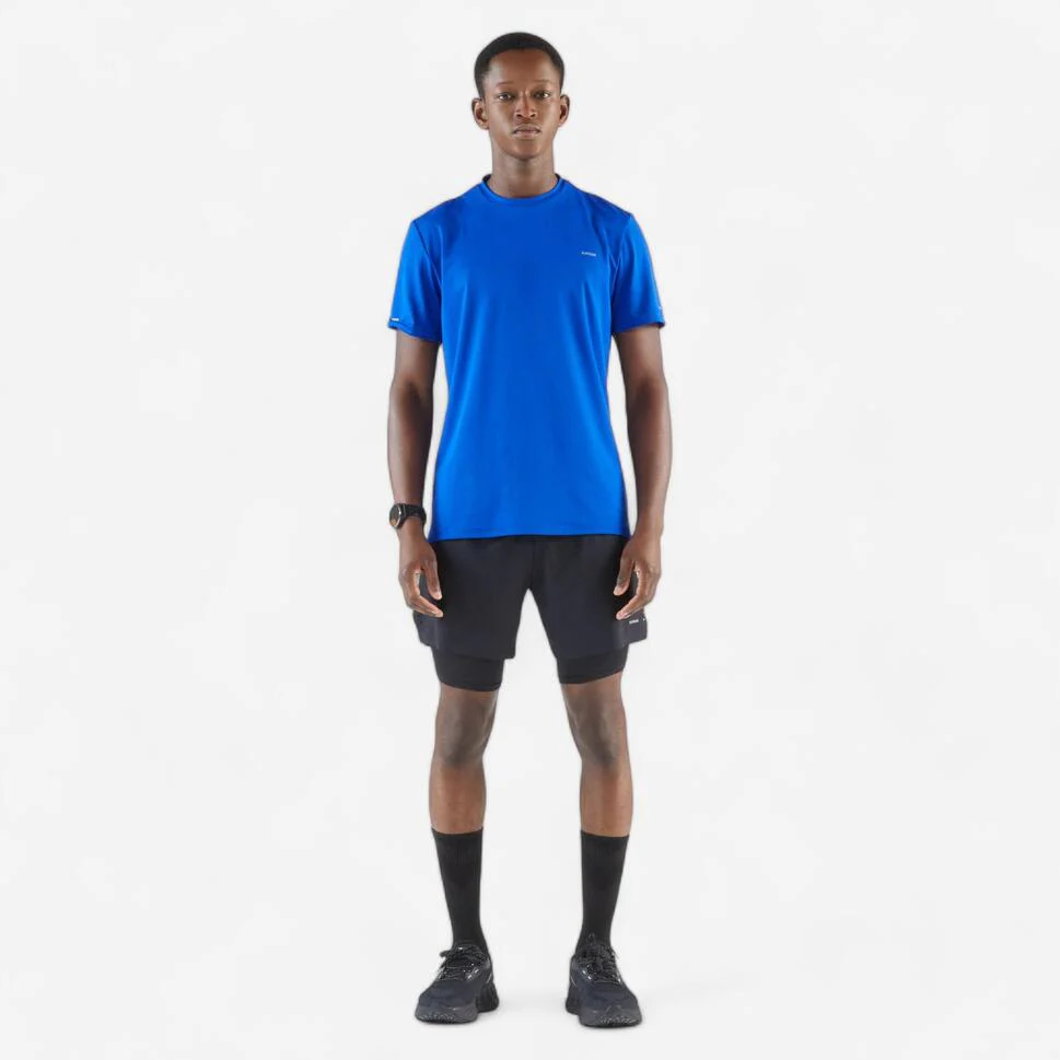 Kiprun Men's Run 500 2-in-1 Compression Running Shorts - Image 8