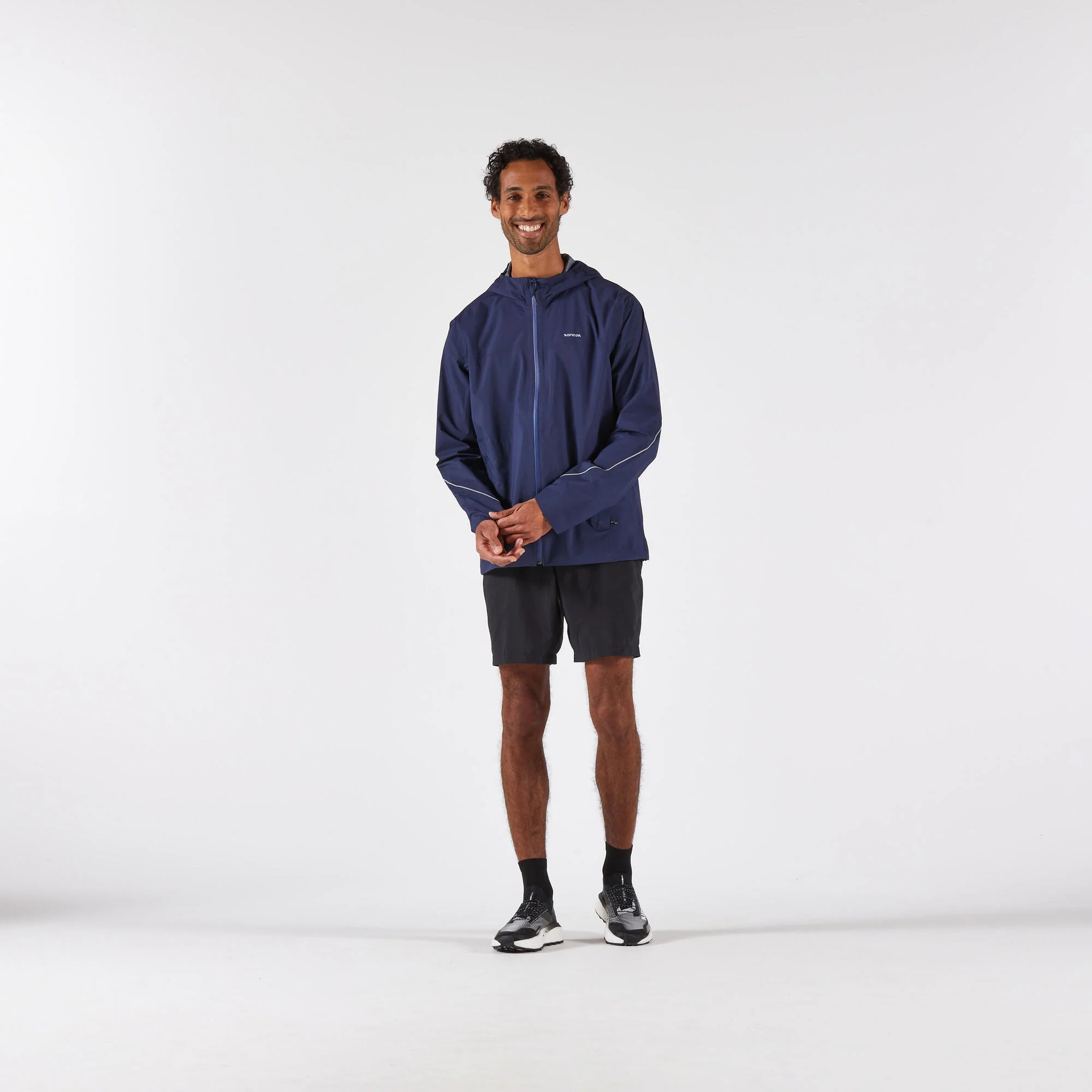Kiprun Men's 500 Waterproof Trail Running Jacket - Image 3