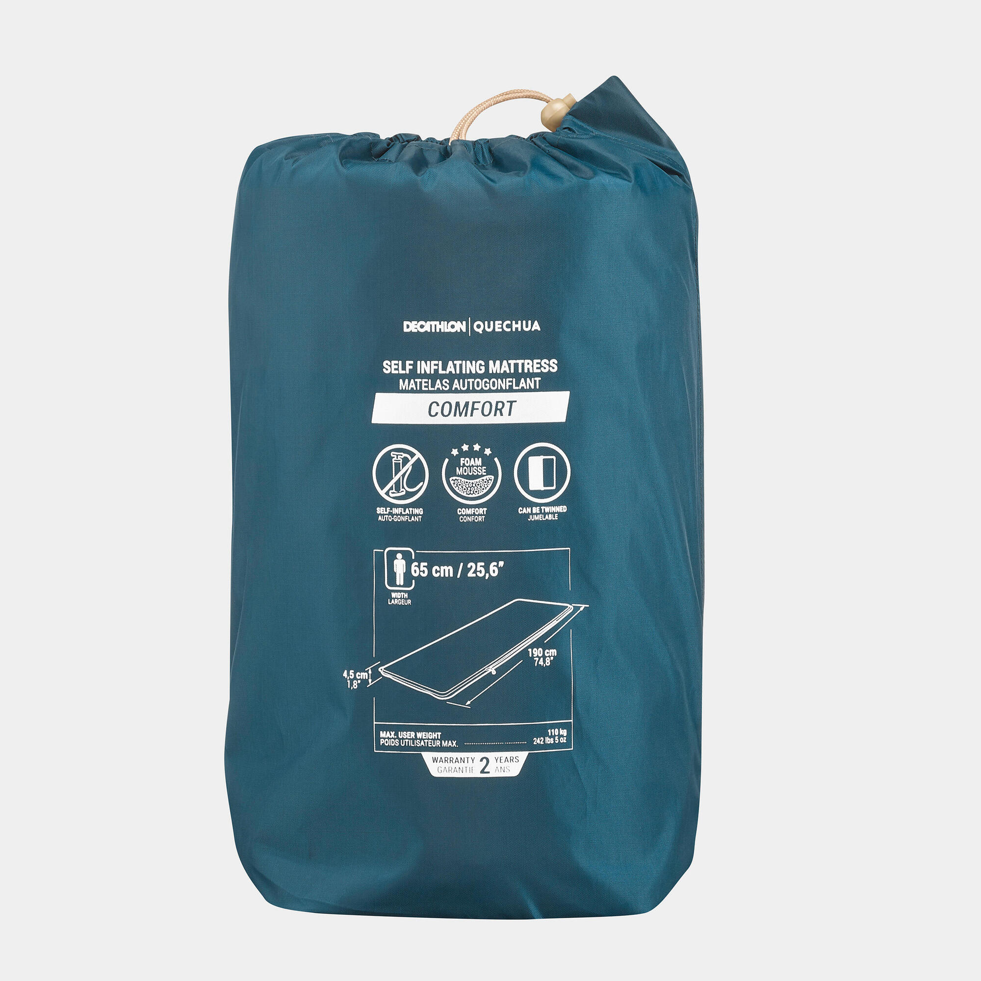 Quechua Arpenaz Comfort Self-Inflating Mattress - 4 Season - Image 3