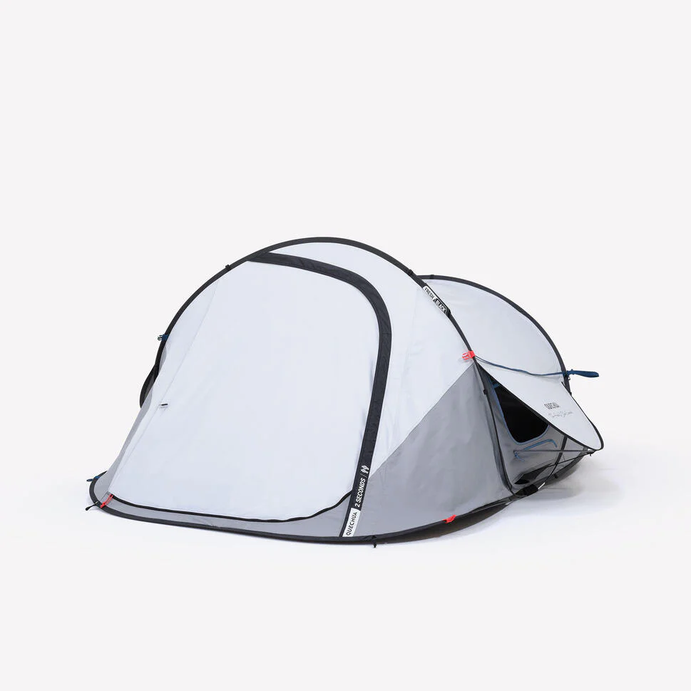 Quechua 2 Second Fresh & Black Waterproof Pop Up Camping Tent 2 Person - Image 7