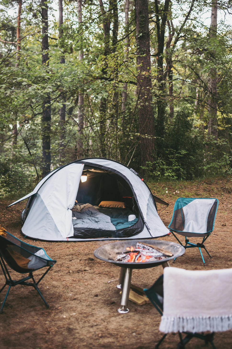 Quechua 2 Second Fresh & Black Waterproof Pop Up Camping Tent 3 Person - Image 11