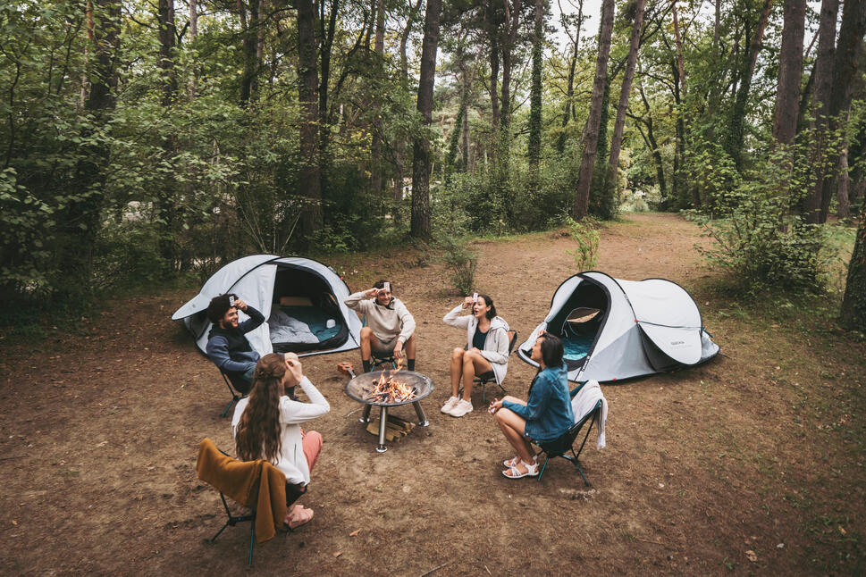 Quechua 2 Second Fresh & Black Waterproof Pop Up Camping Tent 3 Person - Image 9