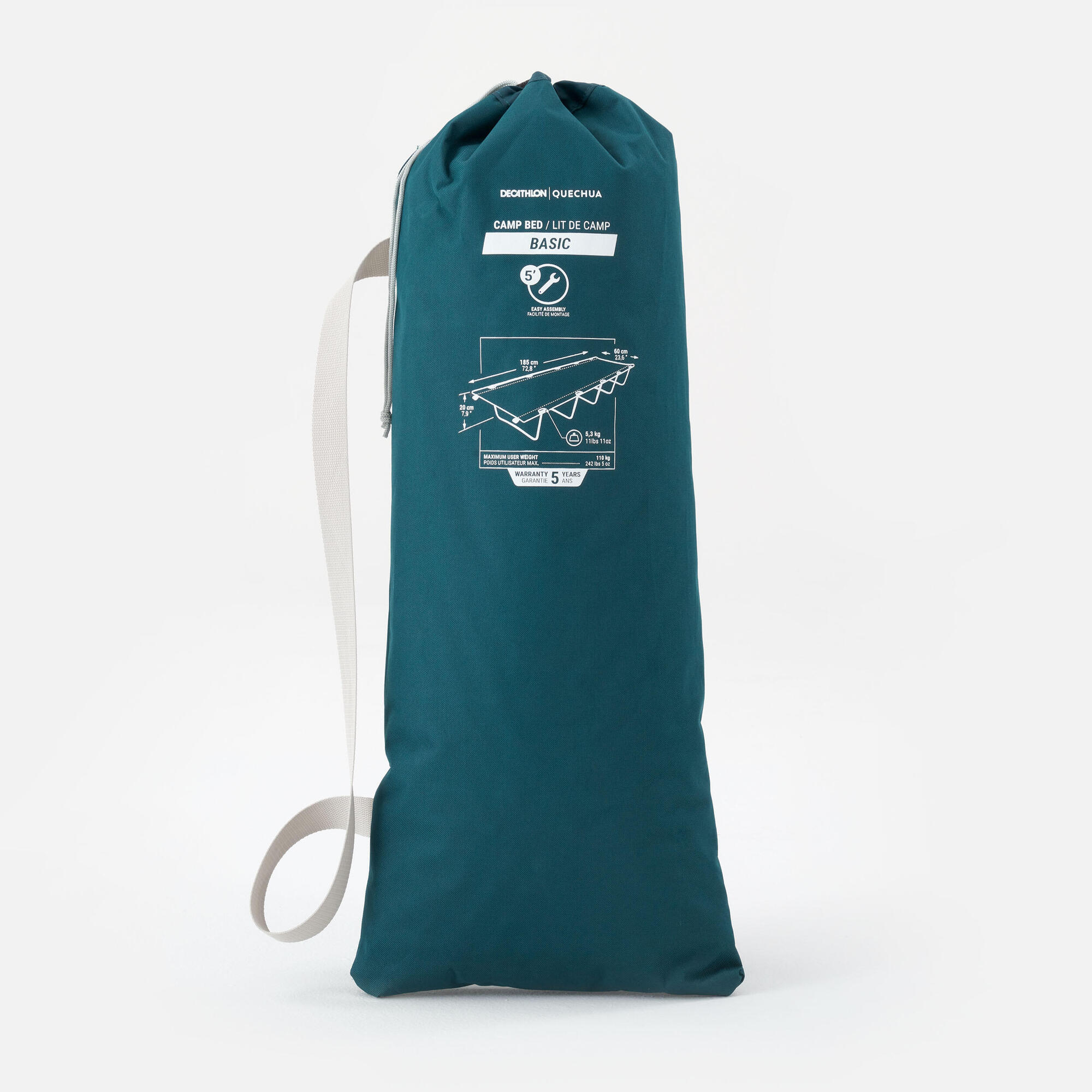 Quechua 24" Camp Bed - 1 Person - Image 3