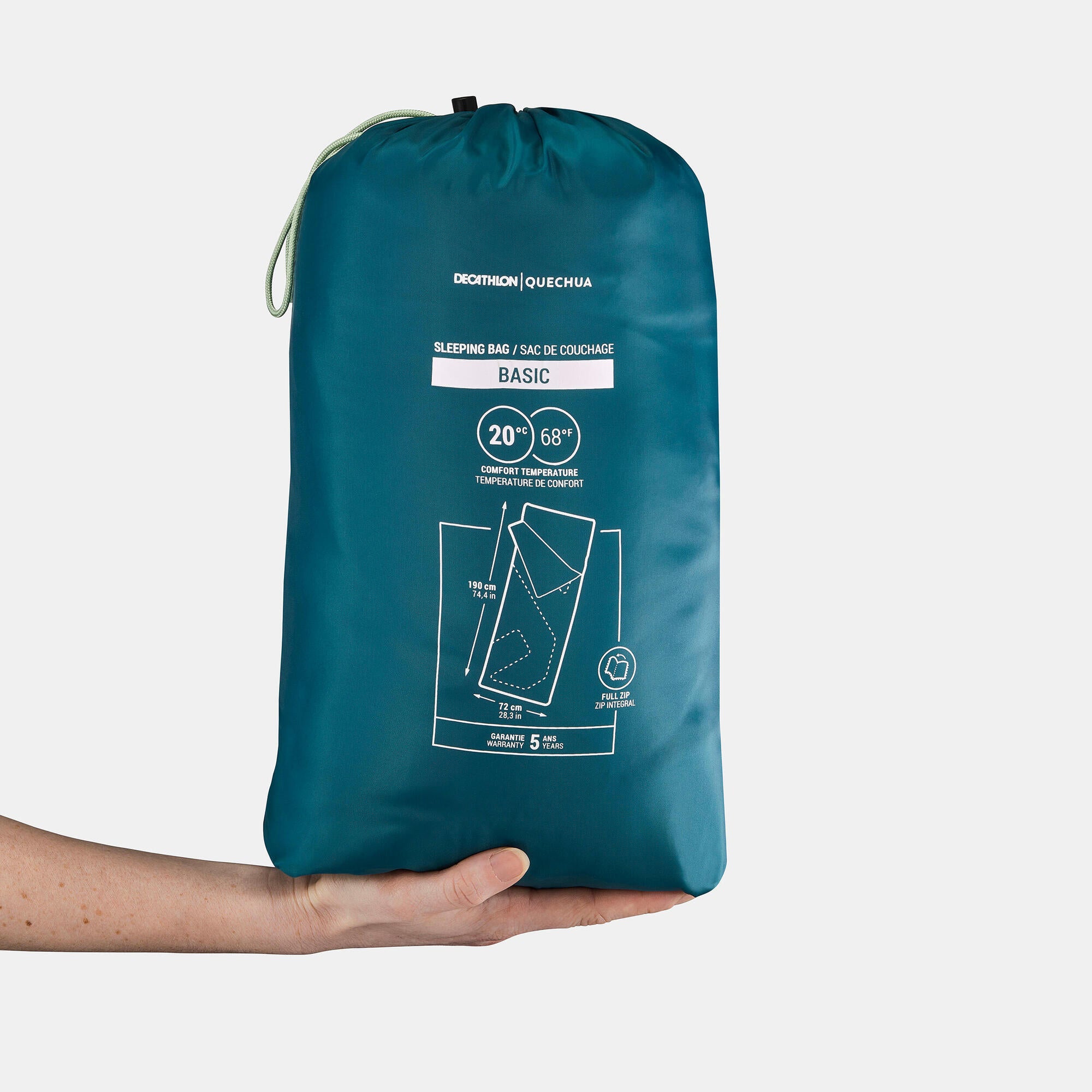 Quechua Arpenaz 68°F Sleeping Bag - Image 3