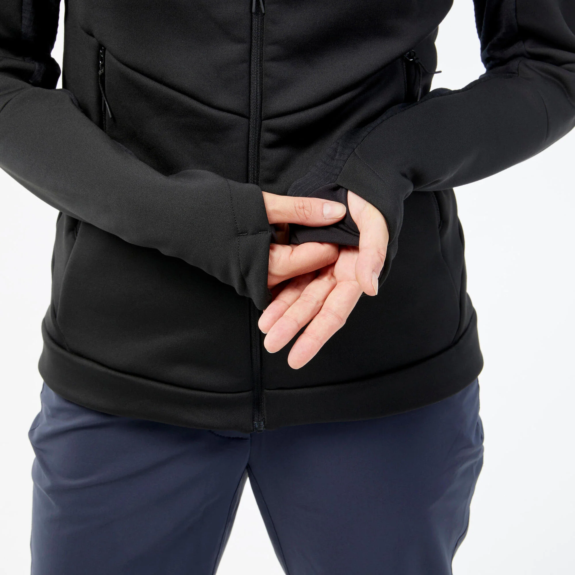Quechua Women's Hiking Fleece Jacket - MH520 Hood - Image 17