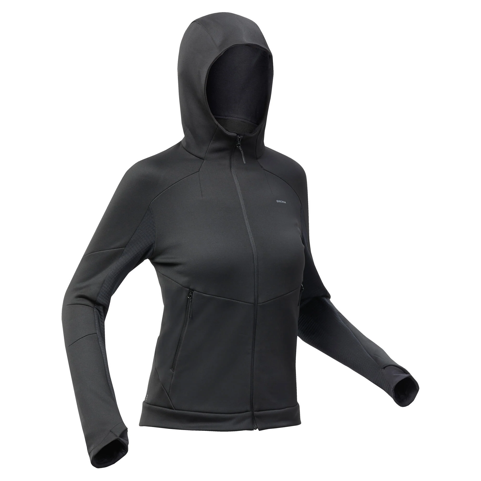 Quechua Women's Hiking Fleece Jacket - MH520 Hood - Image 19