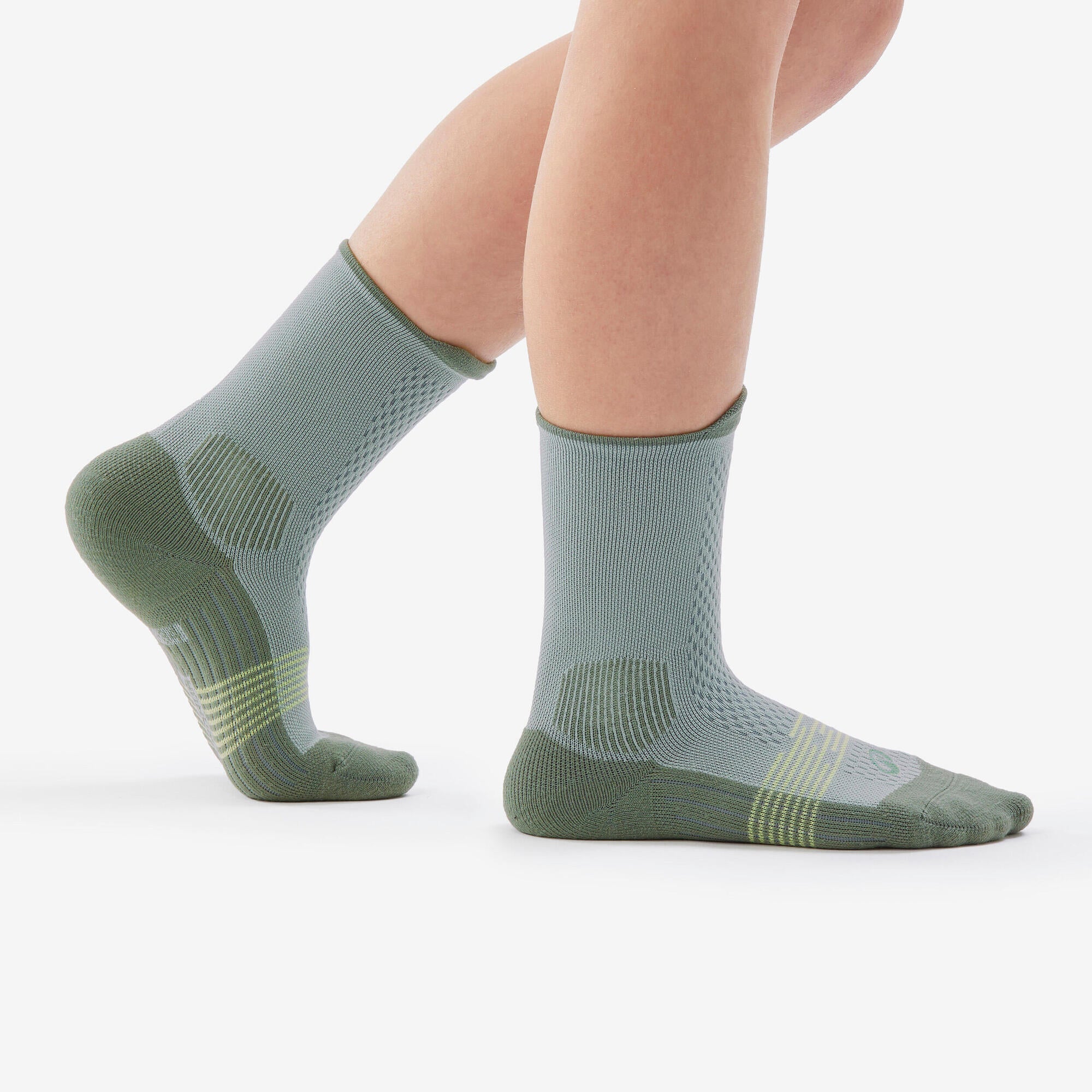 Quechua Kids’ Hike 500 Crew Hiking Socks 2-Pack - Image 8