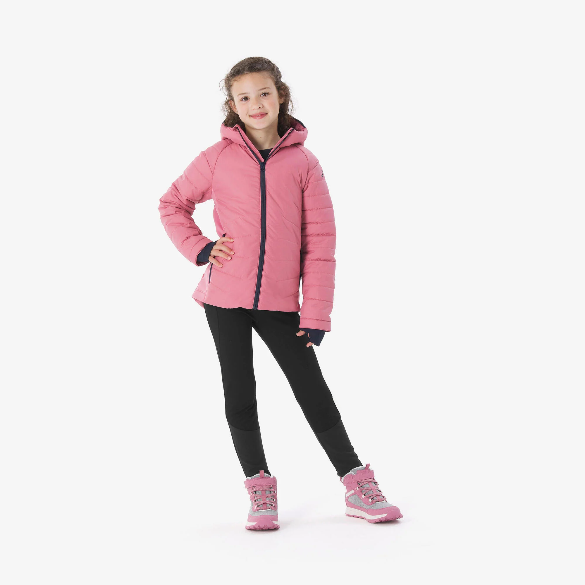 Quechua Kids’ MH500 Hybrid Hiking Puffer Jacket - Image 2