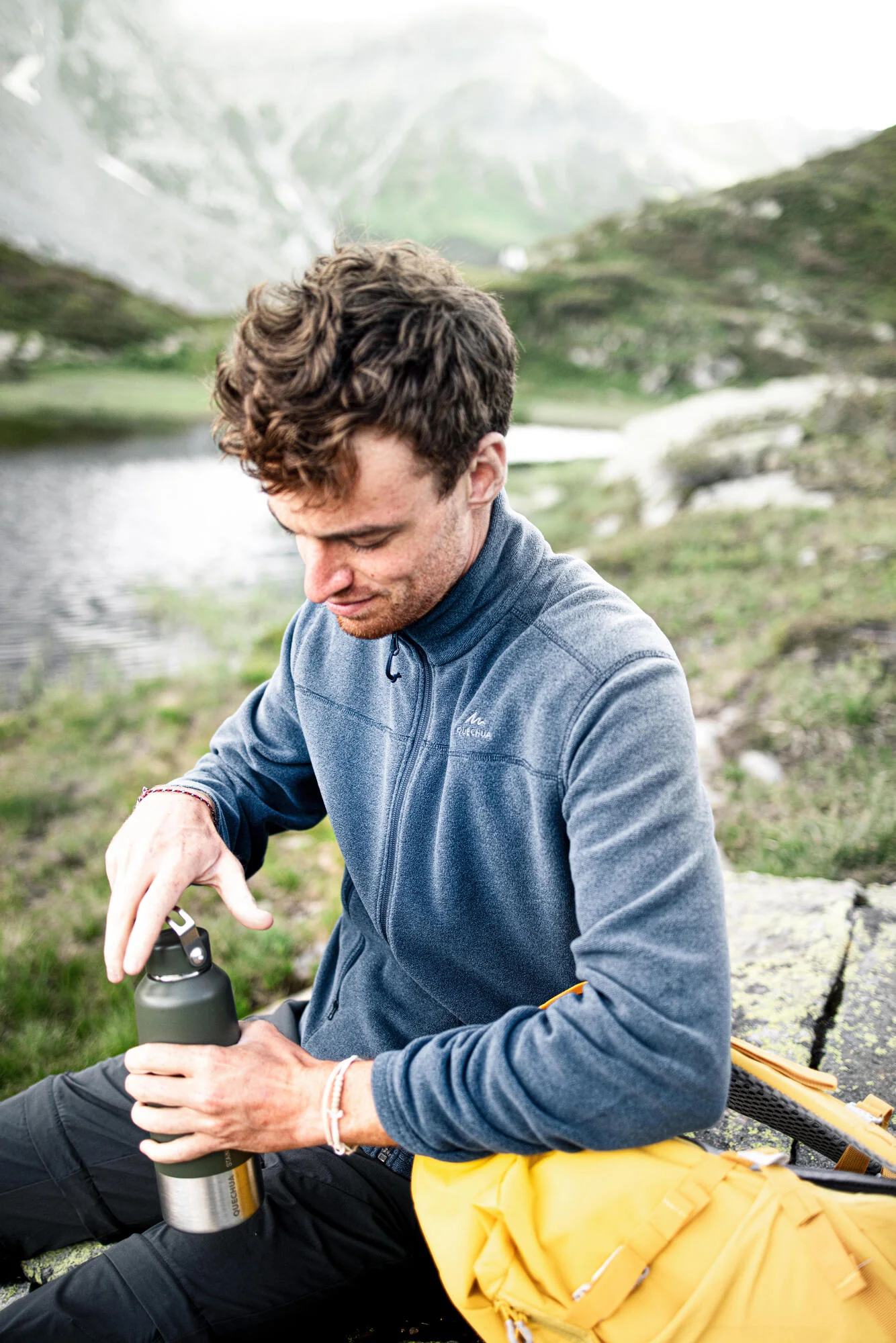 Quechua Men's MH120 Fleece Hiking Jacket - Image 12