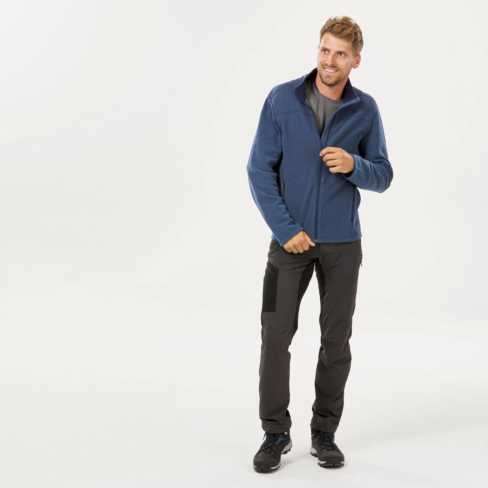 Quechua Men's MH120 Fleece Hiking Jacket - Image 8