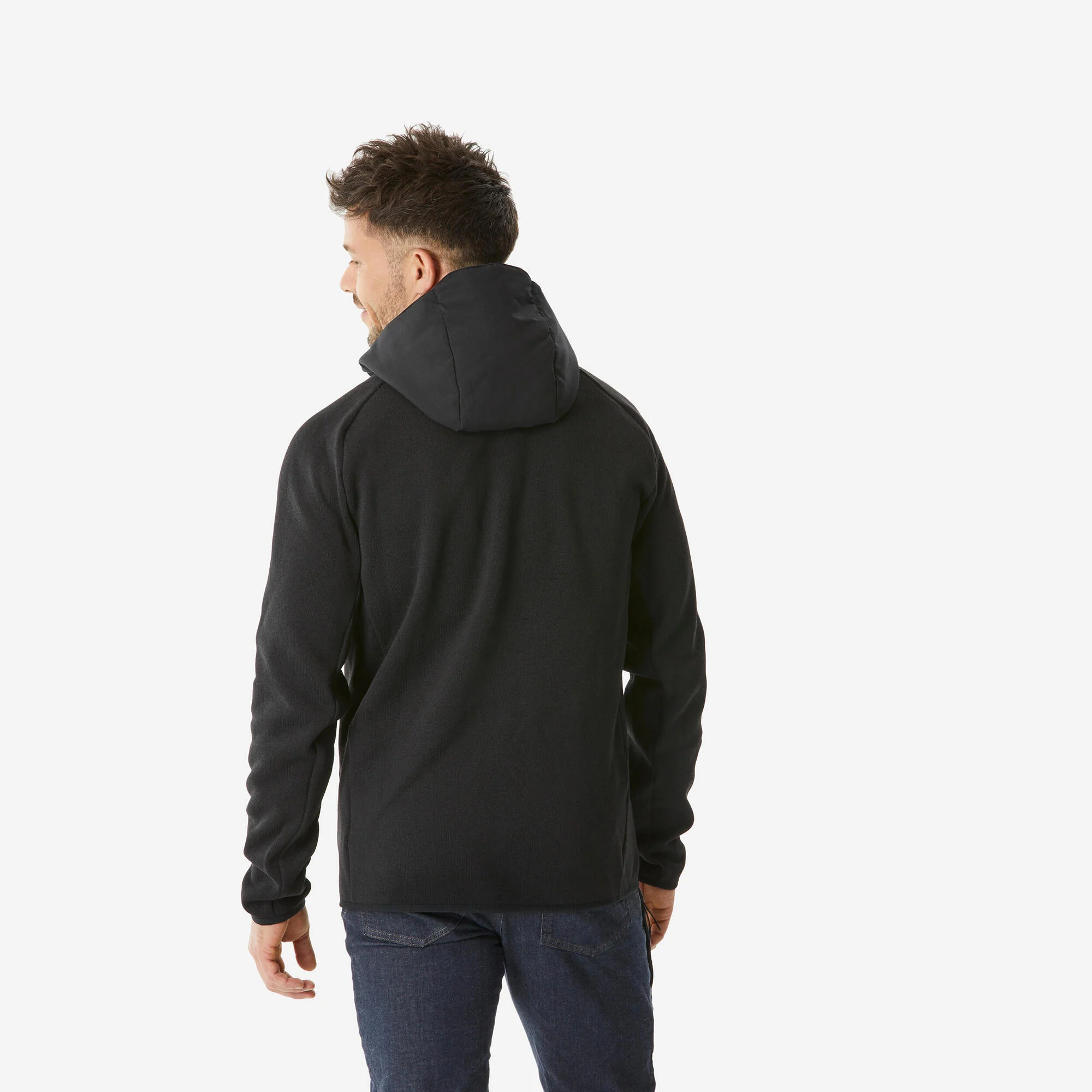 Quechua Men's NH500 Hybrid Hiking Sweatshirt - Image 3