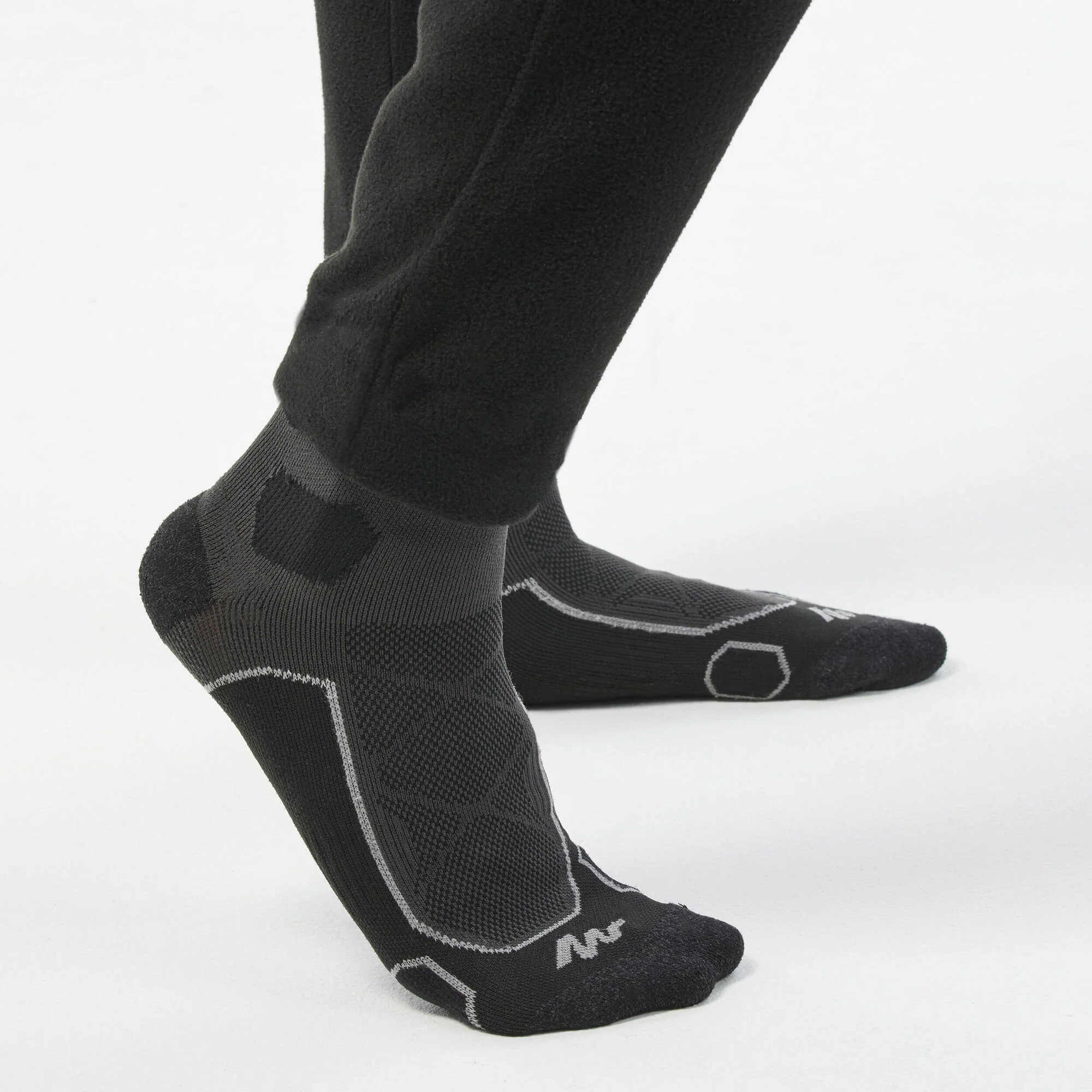 Quechua Men's MH100 Fleece Hiking Tights - Image 3