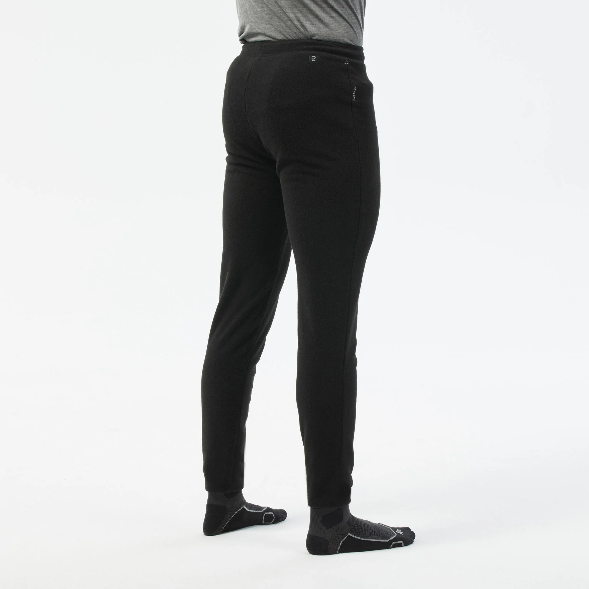 Quechua Men's MH100 Fleece Hiking Tights - Image 4