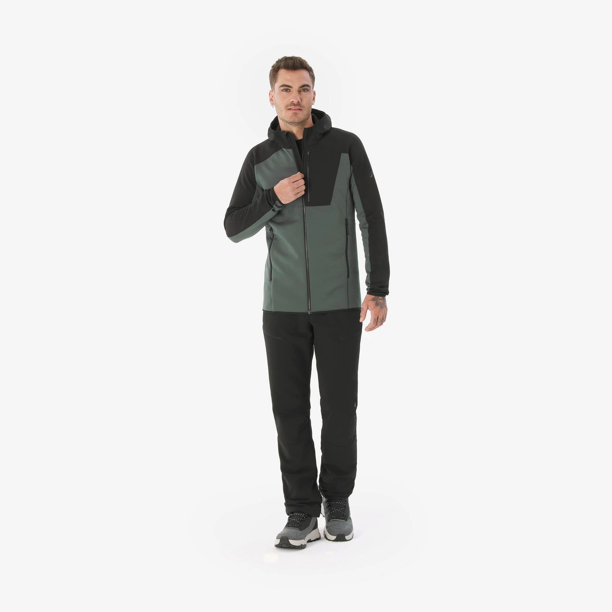 Quechua Men's MH500 Full-Zip Hiking Fleece - Image 2