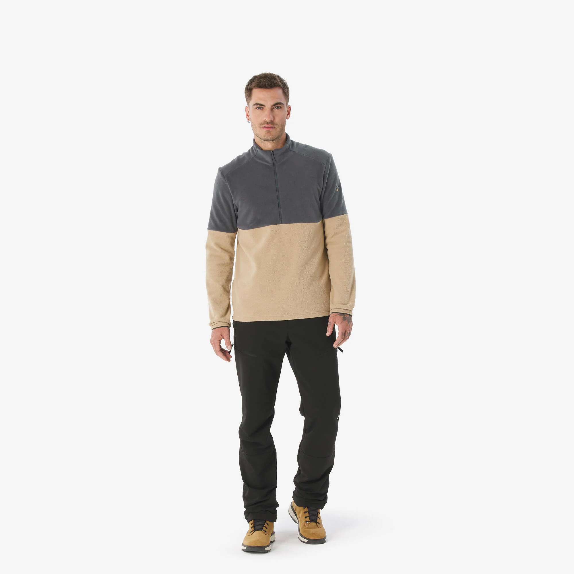 Quechua Men’s MH500 Half-Zip Hiking Fleece - Image 2