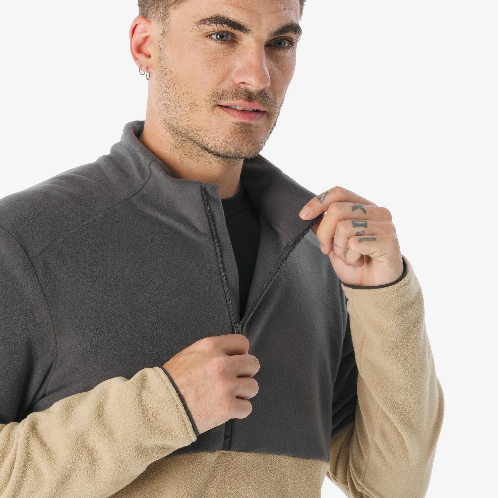 Quechua Men’s MH500 Half-Zip Hiking Fleece - Image 4