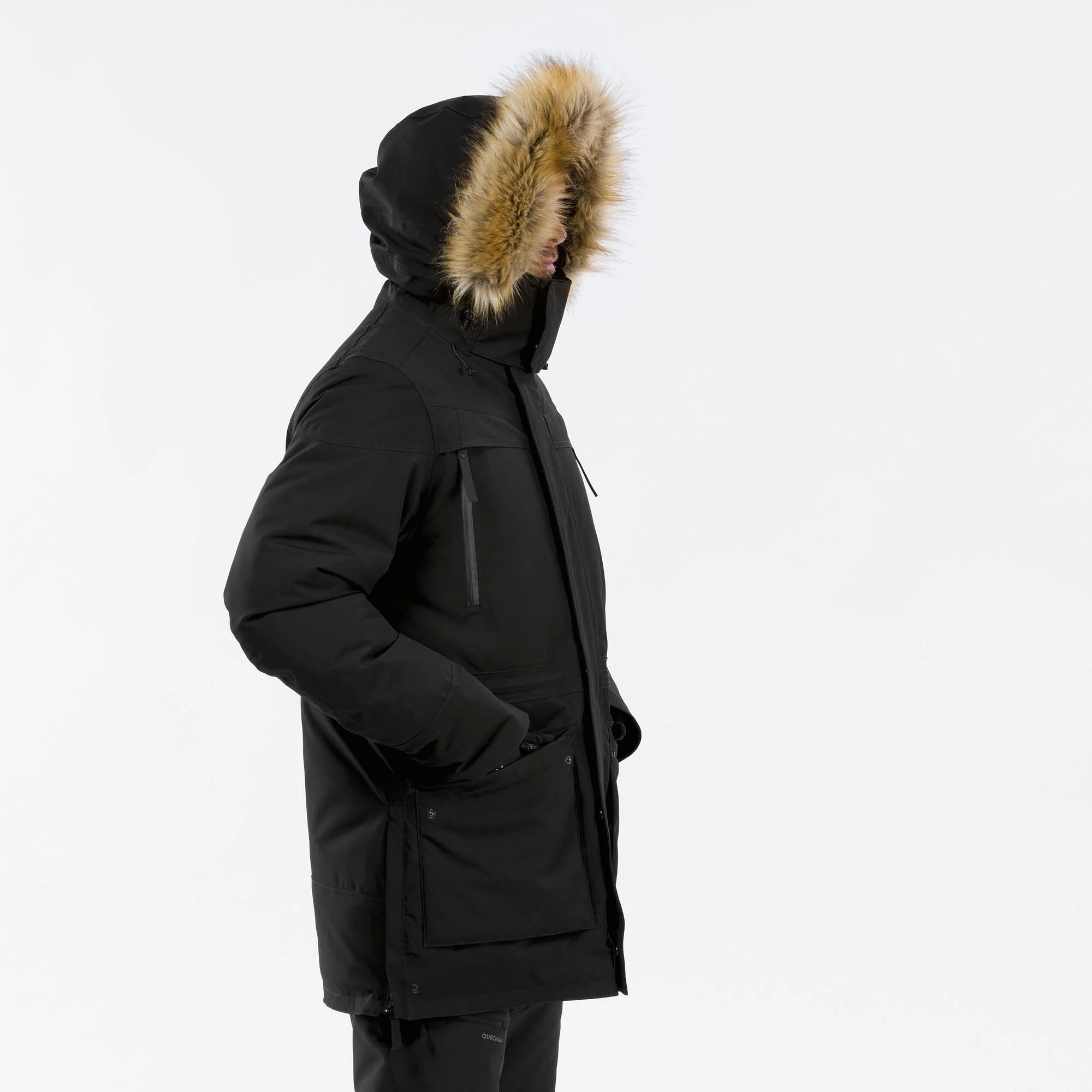 Quechua Men's NH900 Winter Waterproof Hiking Parka - Image 3