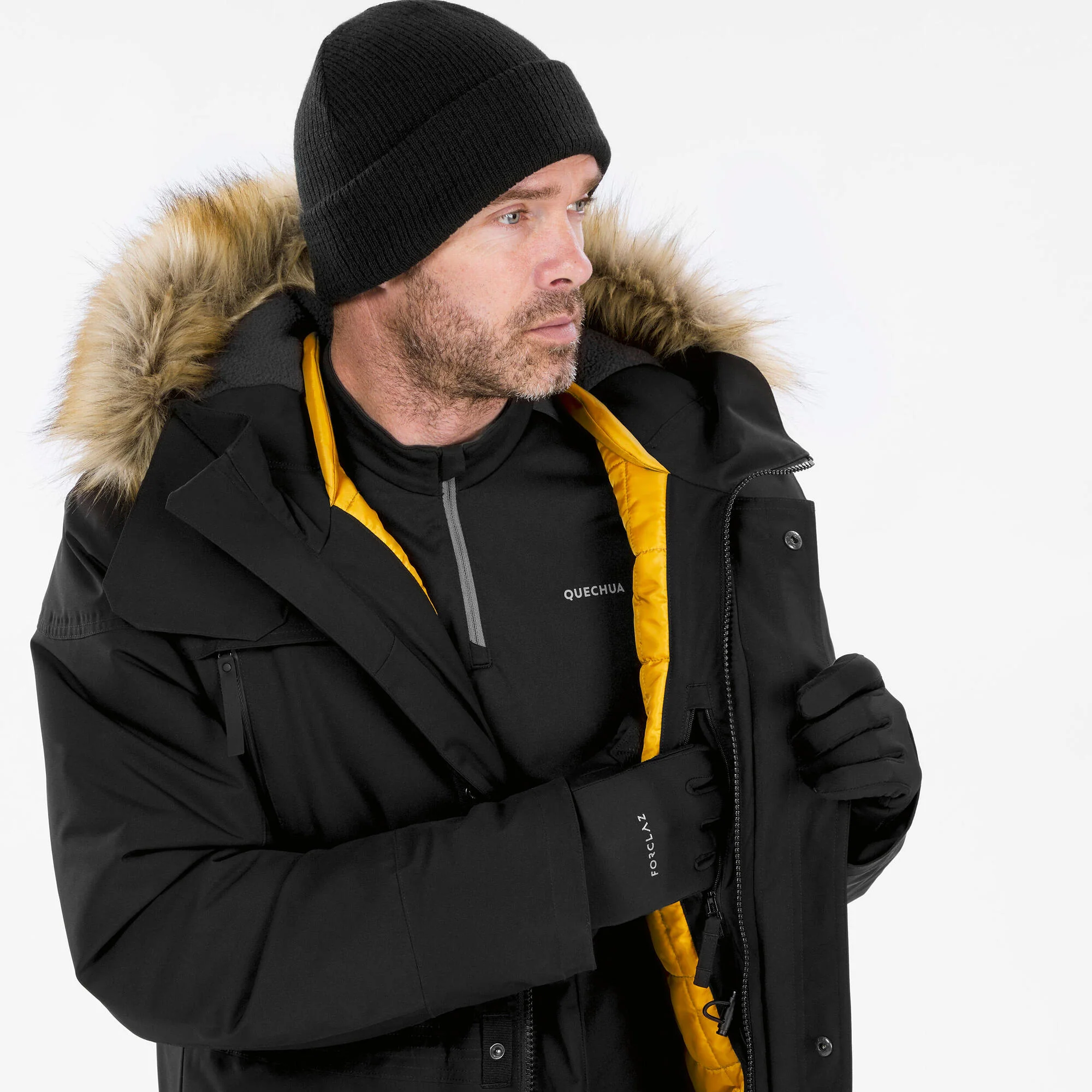 Quechua Men's NH900 Winter Waterproof Hiking Parka - Image 6
