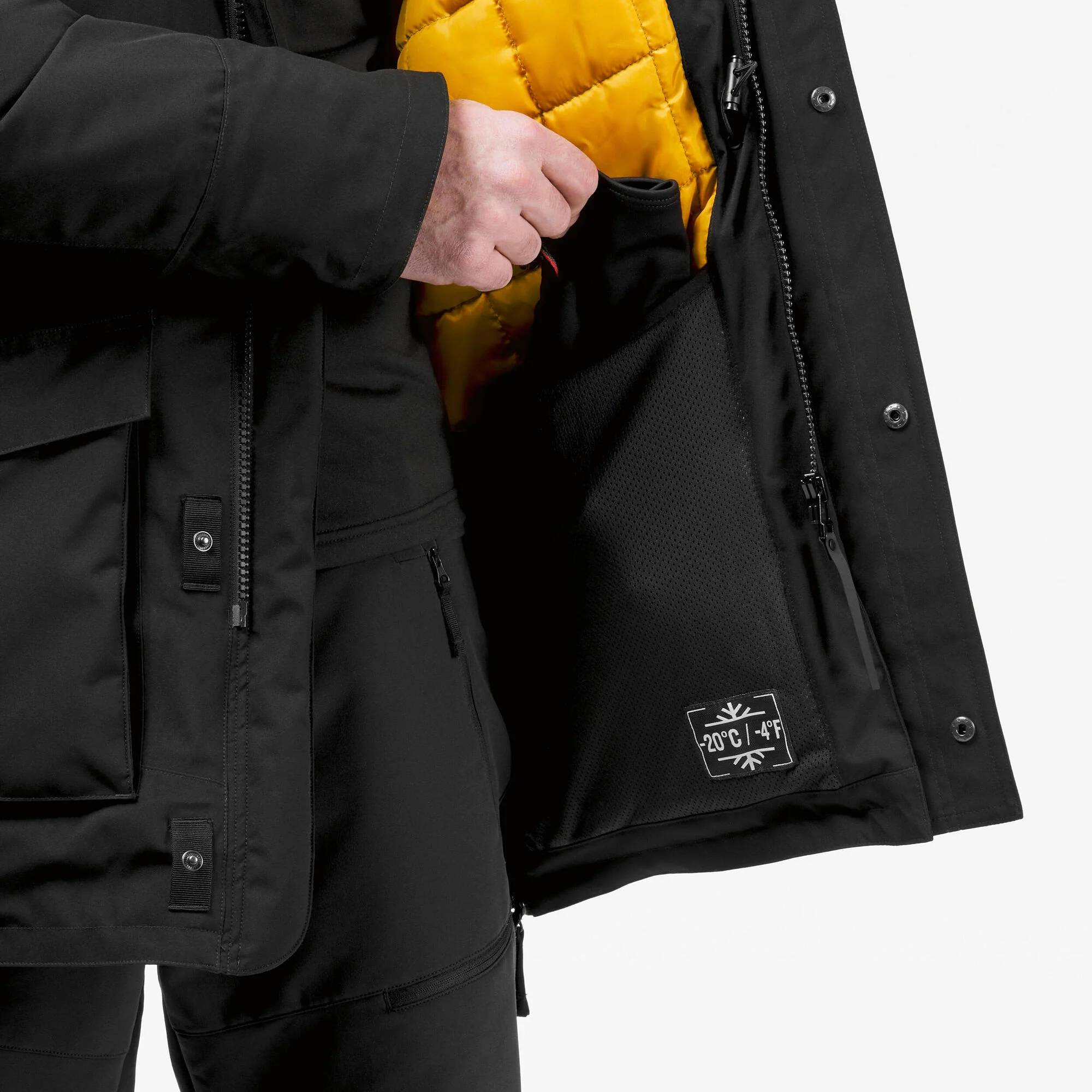 Quechua Men's NH900 Winter Waterproof Hiking Parka - Image 7
