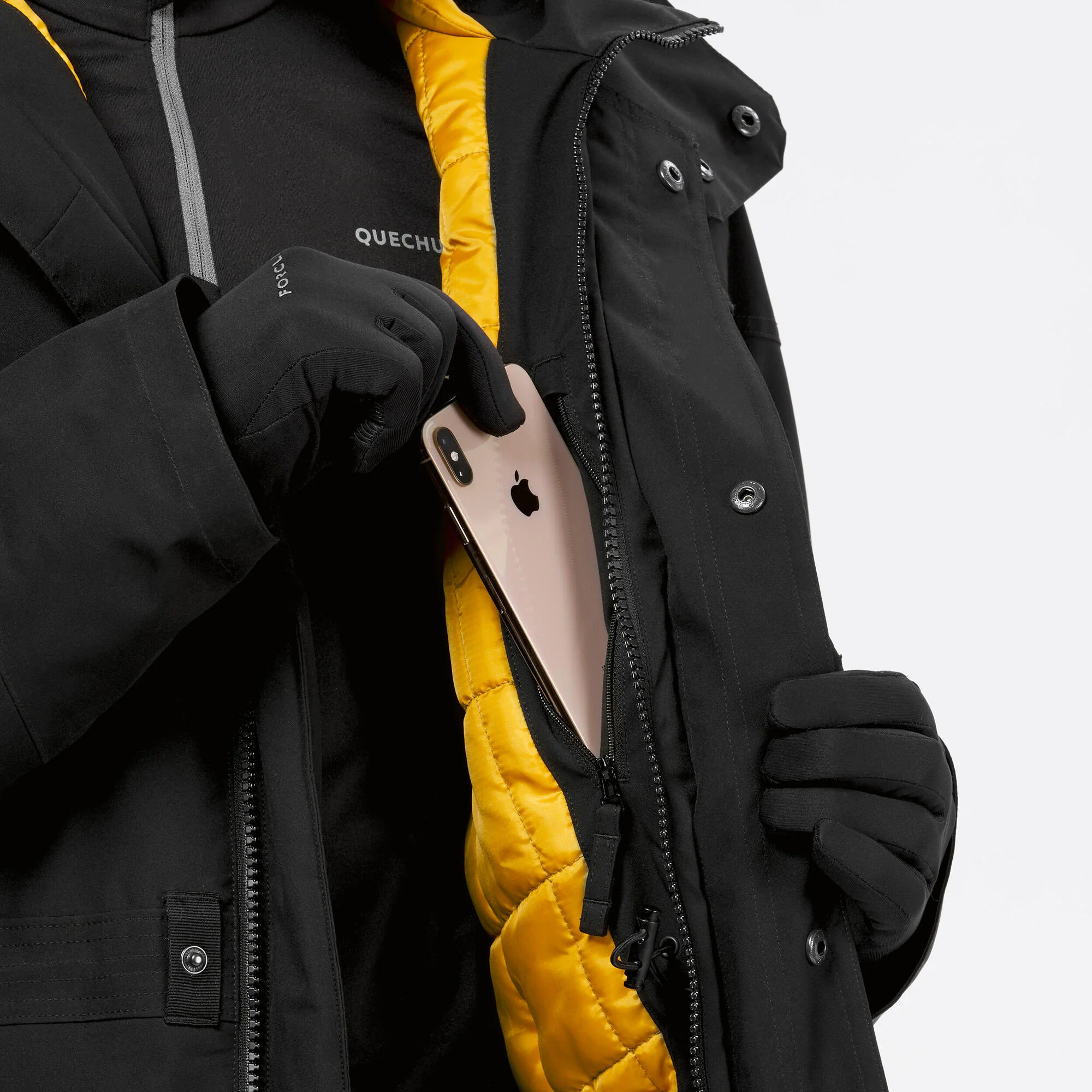 Quechua Men's NH900 Winter Waterproof Hiking Parka - Image 8