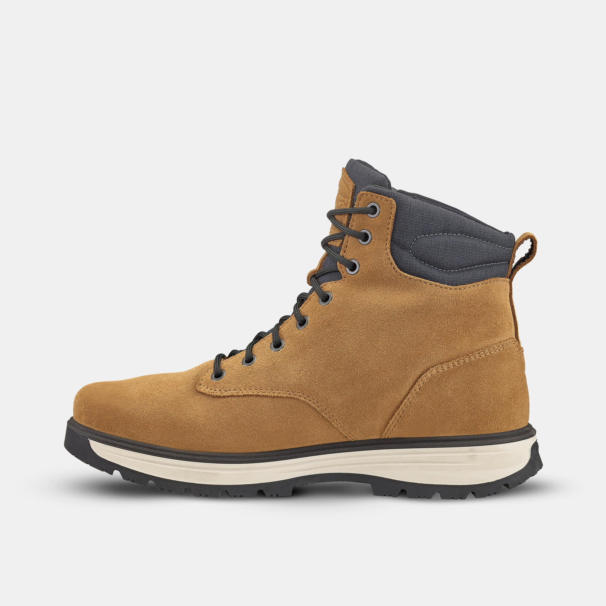 Quechua Men's NH500 Warm Waterproof High Leather Hiking Boots - Image 4