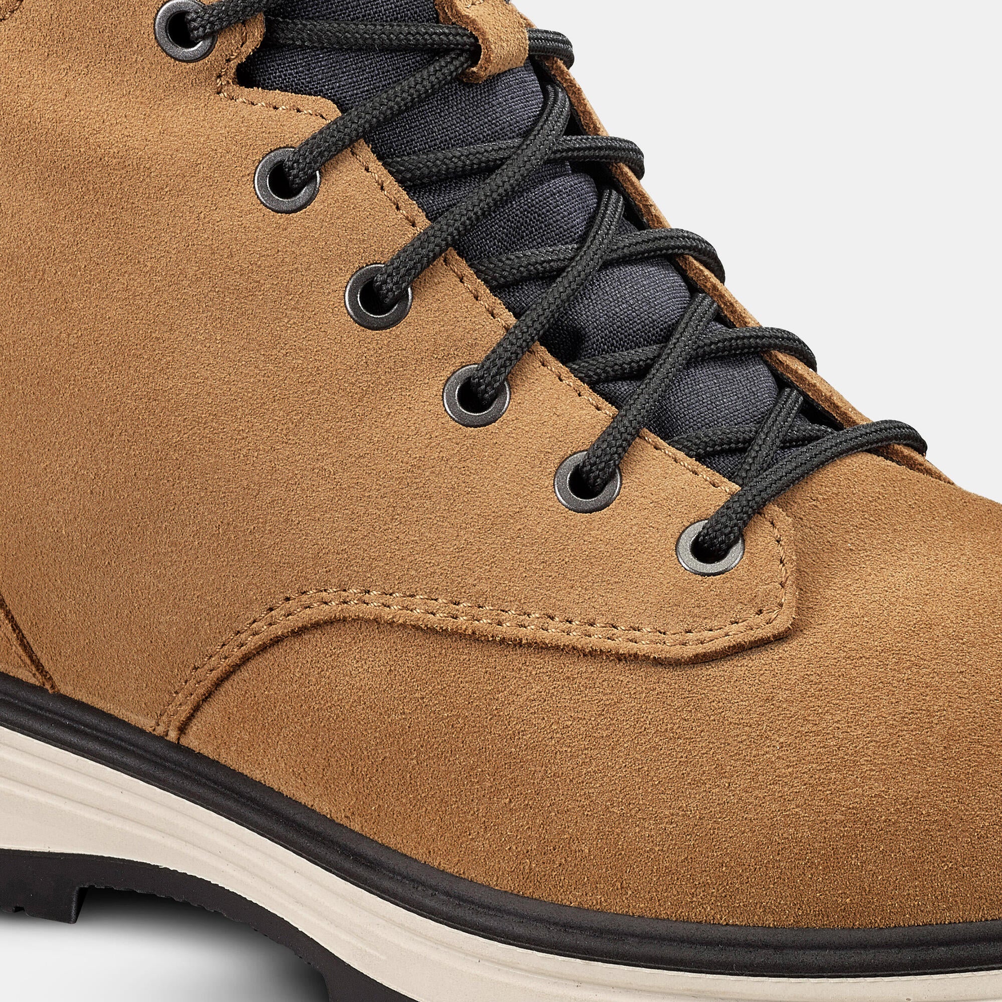 Quechua Men's NH500 Warm Waterproof High Leather Hiking Boots - Image 5