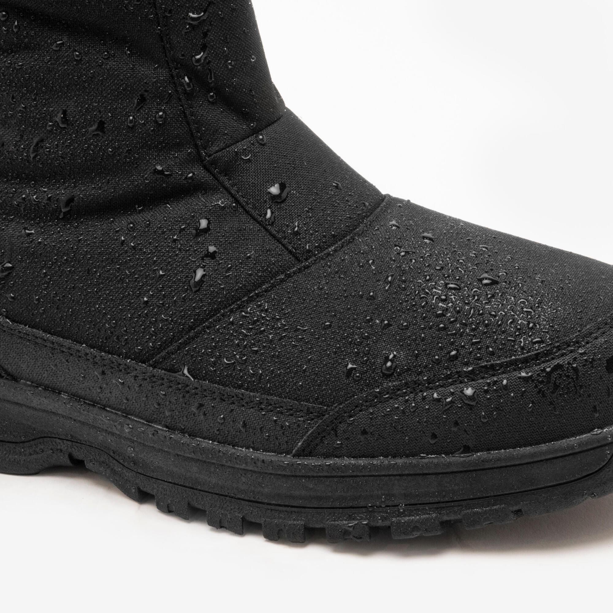 Quechua Men’s NH100 Warm Waterproof Easy-On Snow Hiking Boots - Image 3